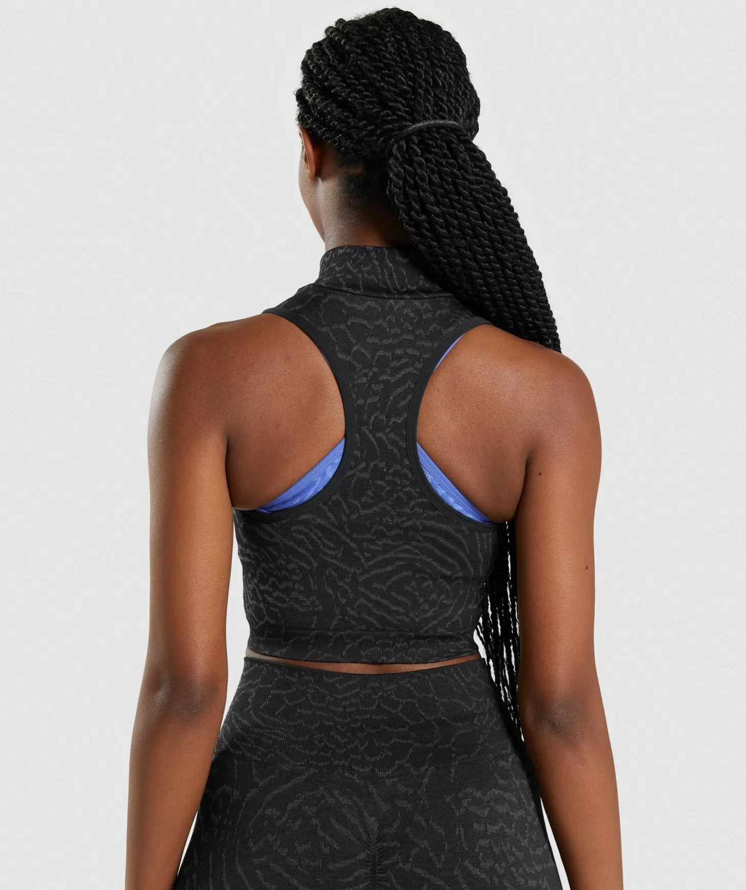 Gymshark Adapt Animal Seamless Crop 1/2 Zip