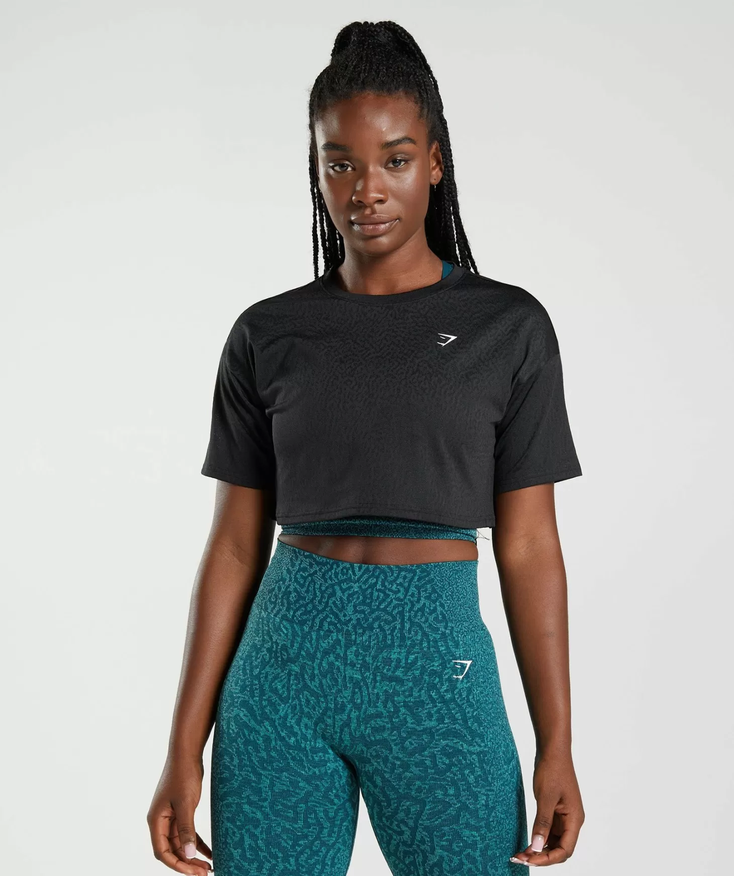 Gymshark Adapt Animal Seamless Crop Top