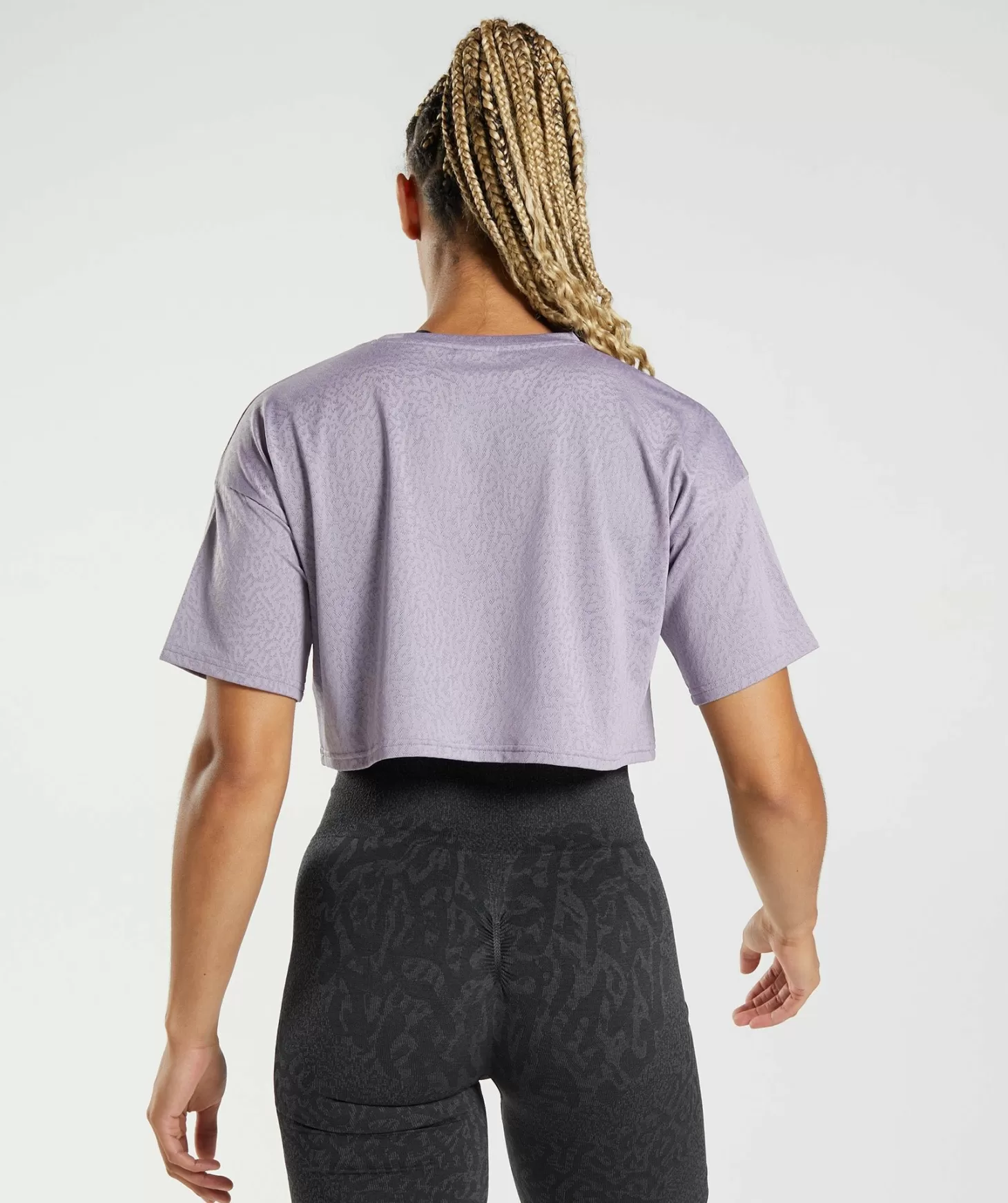 Gymshark Adapt Animal Seamless Crop Top