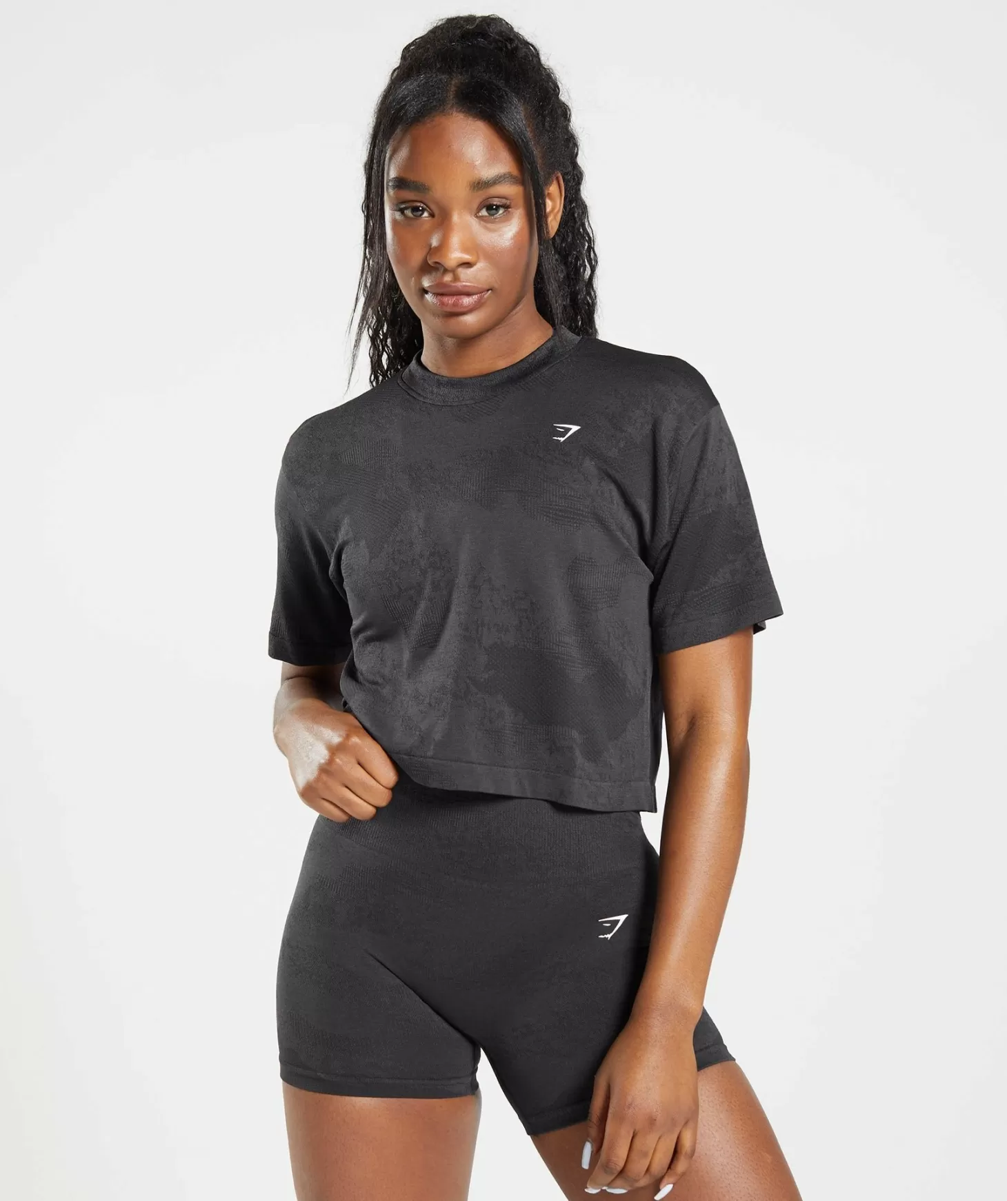 Gymshark Adapt Camo Seamless Crop Top