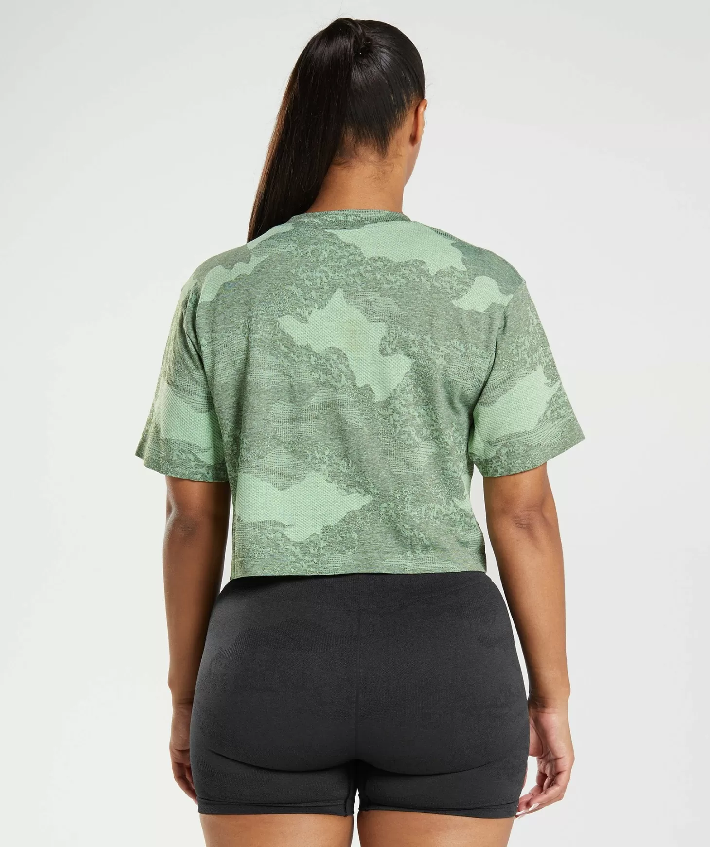 Gymshark Adapt Camo Seamless Crop Top