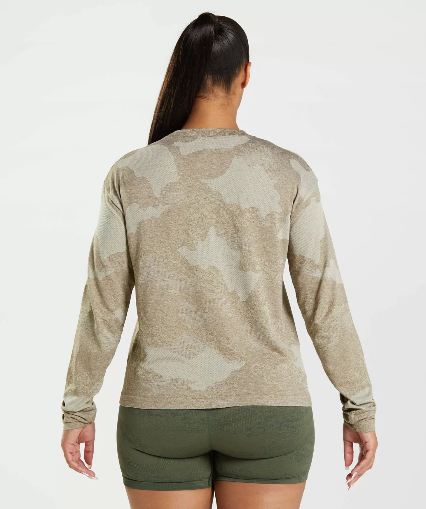 Gymshark Adapt Camo Seamless Long Sleeve Top