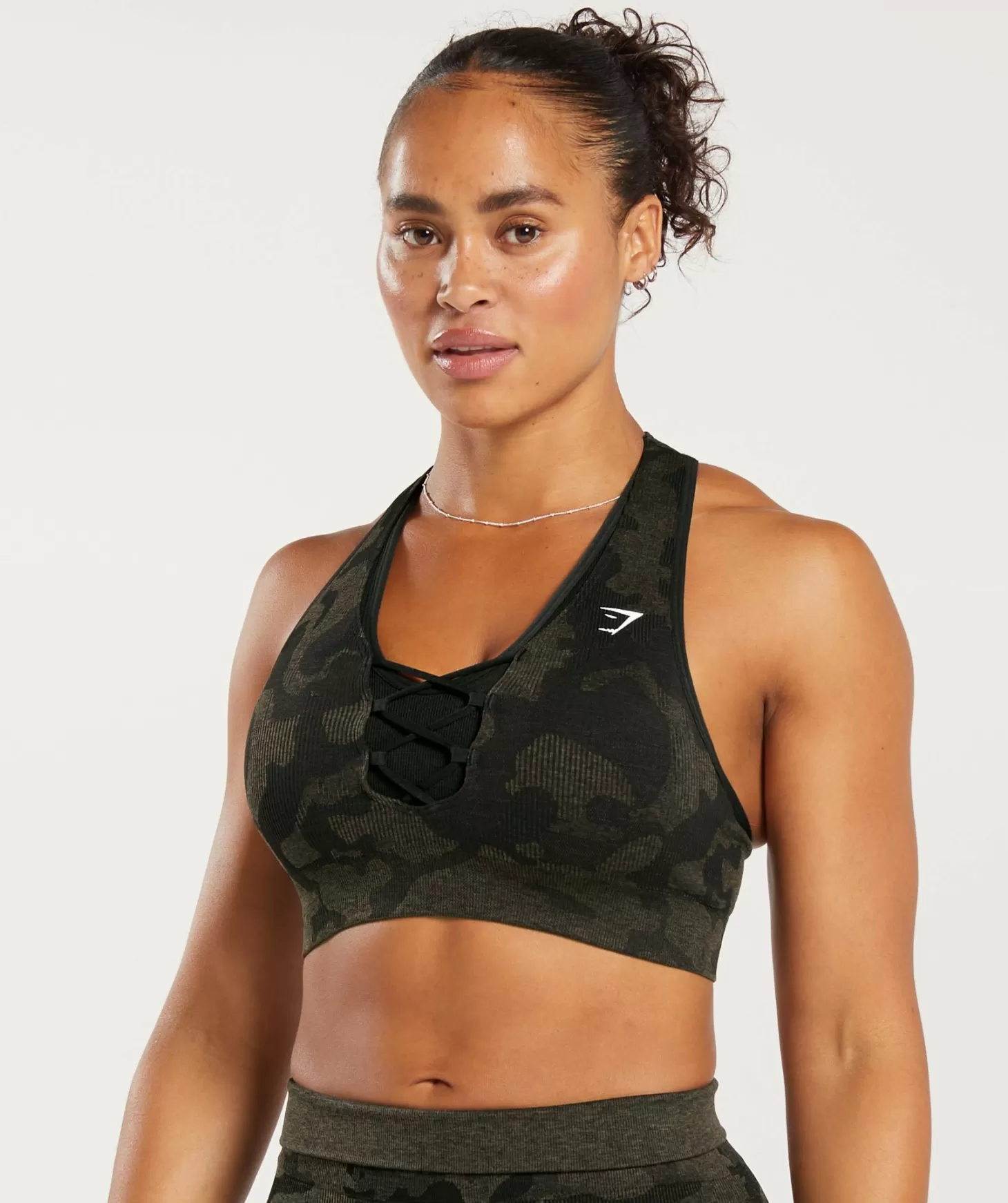 Gymshark Adapt Camo Seamless Ribbed Sports Bra