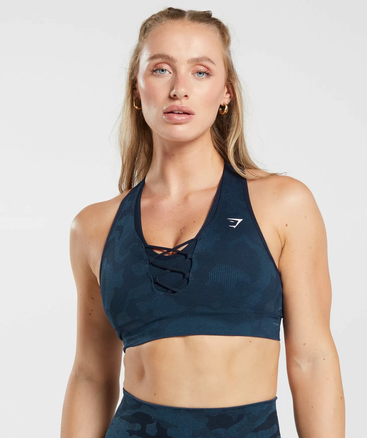 Gymshark Adapt Camo Seamless Ribbed Sports Bra