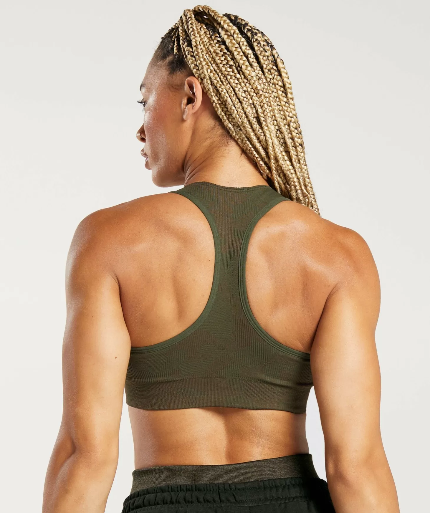 Gymshark Adapt Camo Seamless Ribbed Sports Bra