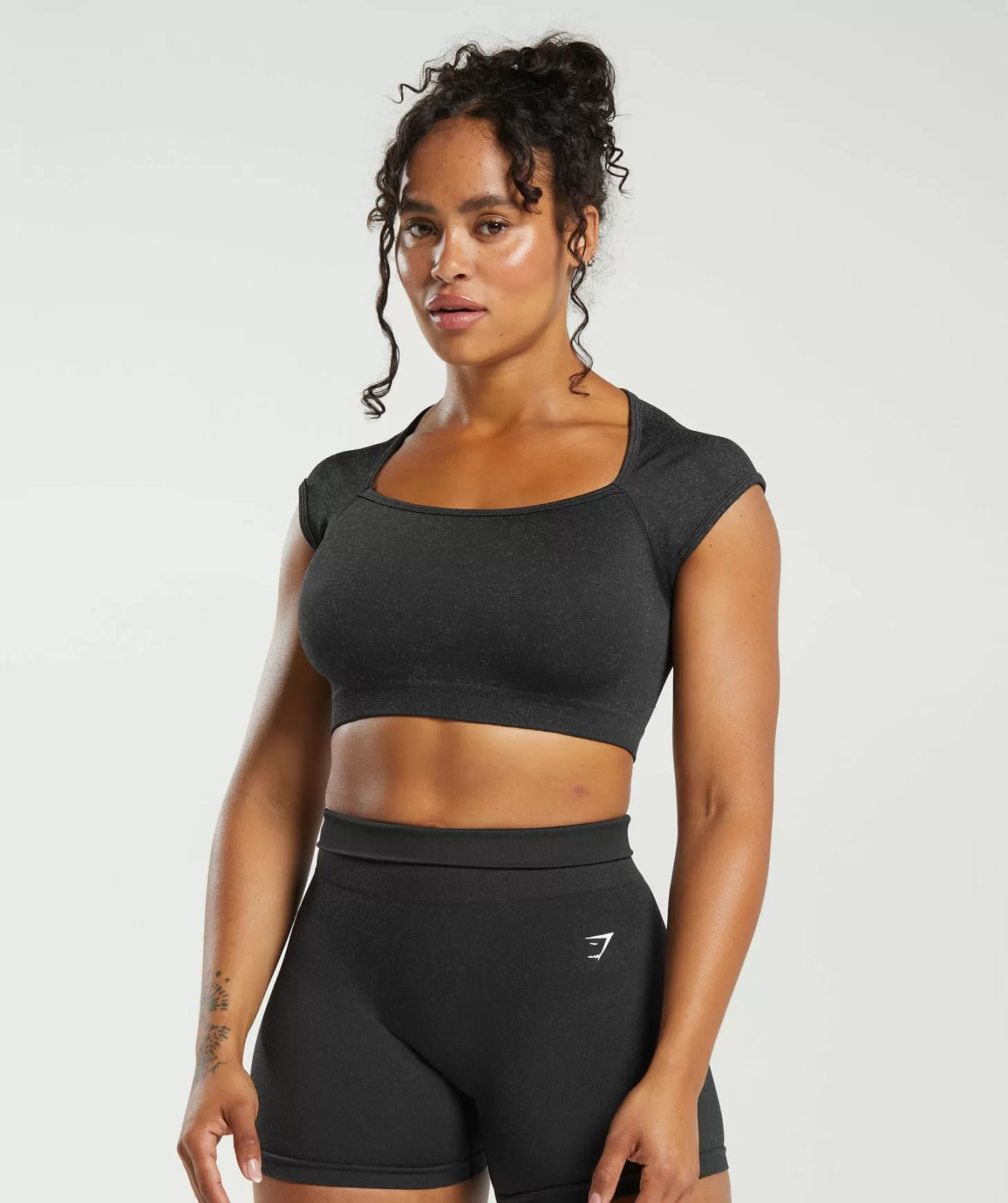 Gymshark Adapt Fleck Seamless Crop Top