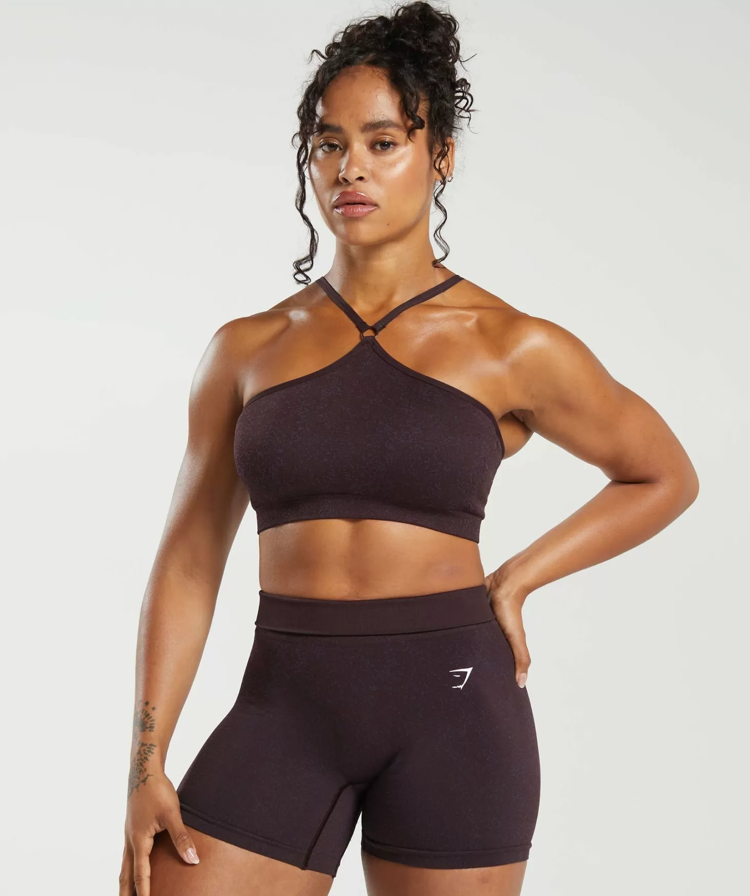 Gymshark Adapt Fleck Seamless Halterneck Bralette