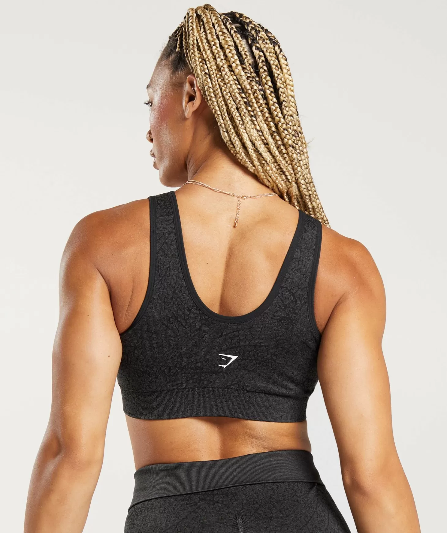 Gymshark Adapt Pattern Seamless Longline Bra