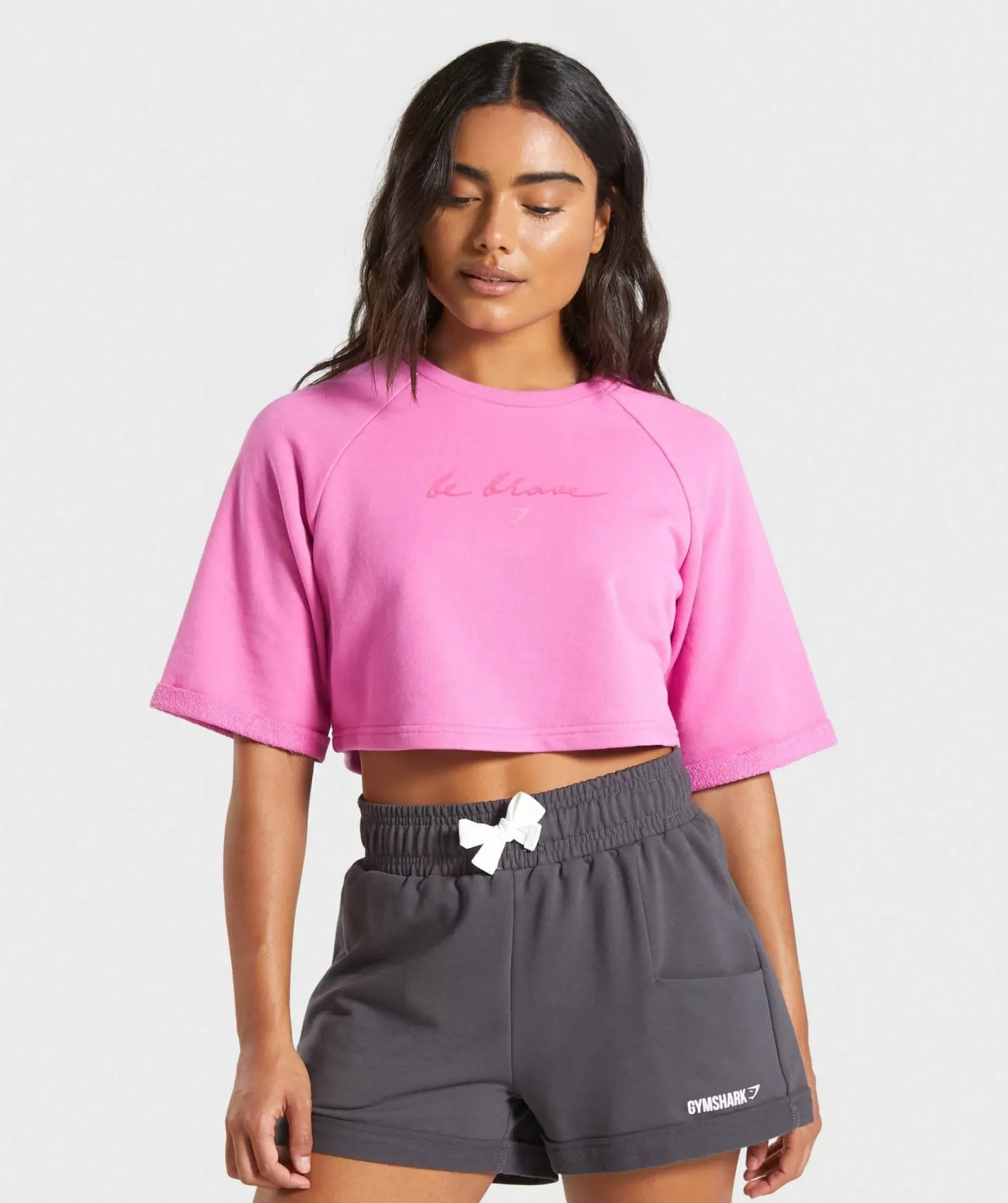 Gymshark Be Brave Boxy Cropped Sweater