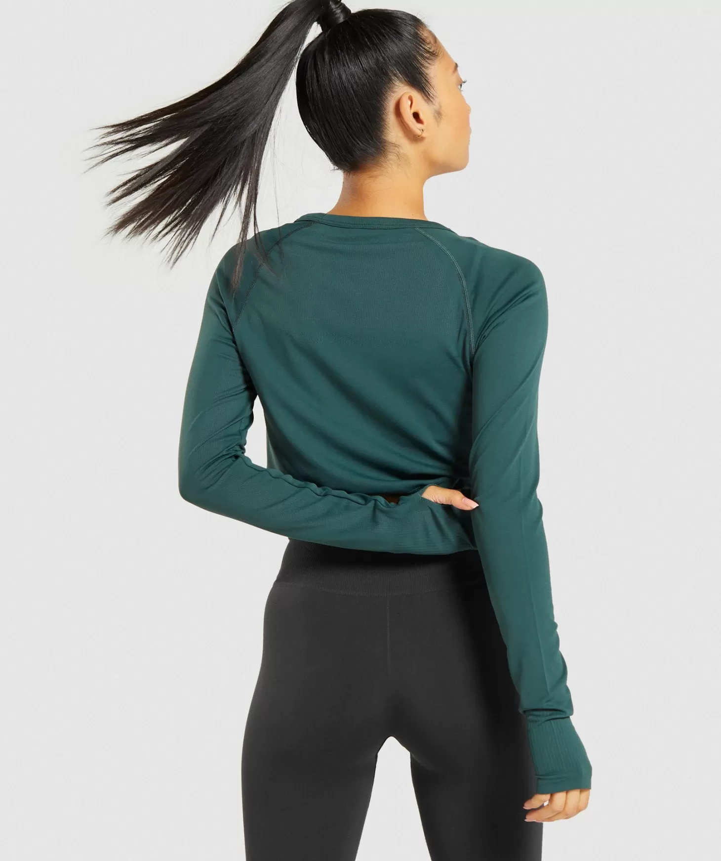 Gymshark Breeze Lightweight Seamless Long Sleeve Crop Top