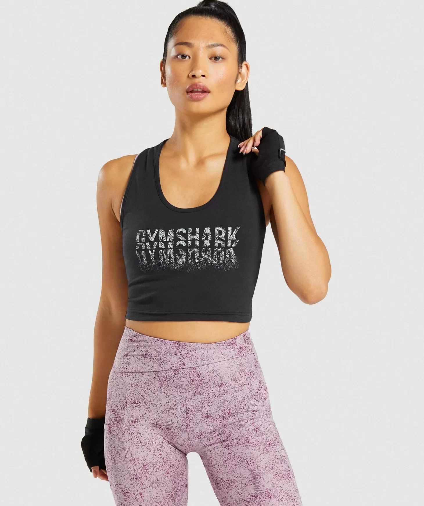 Gymshark Chalk Graphic Crop Vest