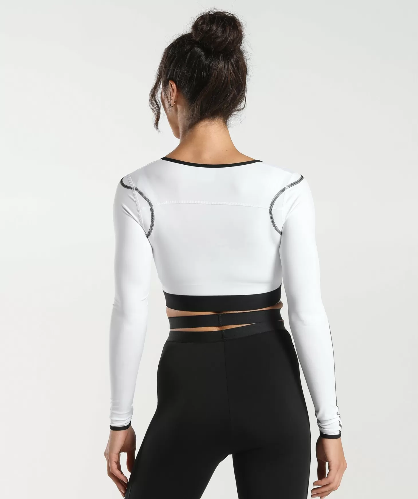 Gymshark Contrast Long Sleeve Crop Top