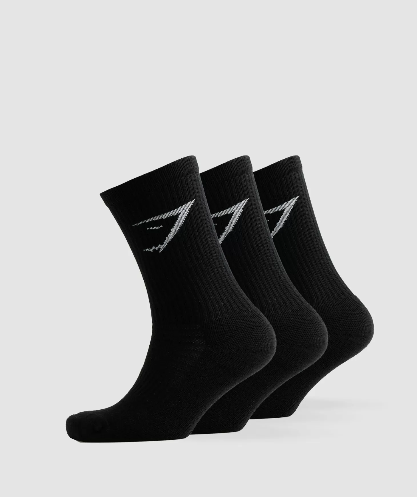 Sportsokken | Gymshark Sportsokken Crew Socks 3Pk