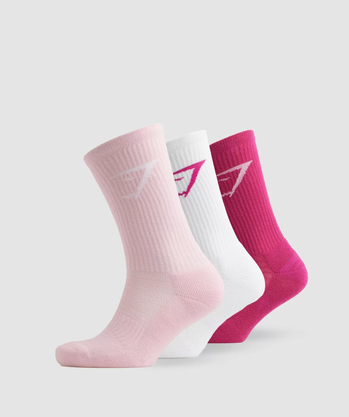 Sportsokken | Gymshark Sportsokken Crew Socks 3Pk