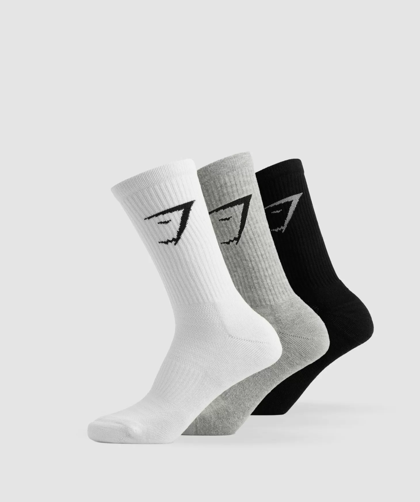 Sportsokken | Gymshark Sportsokken Crew Socks 3Pk