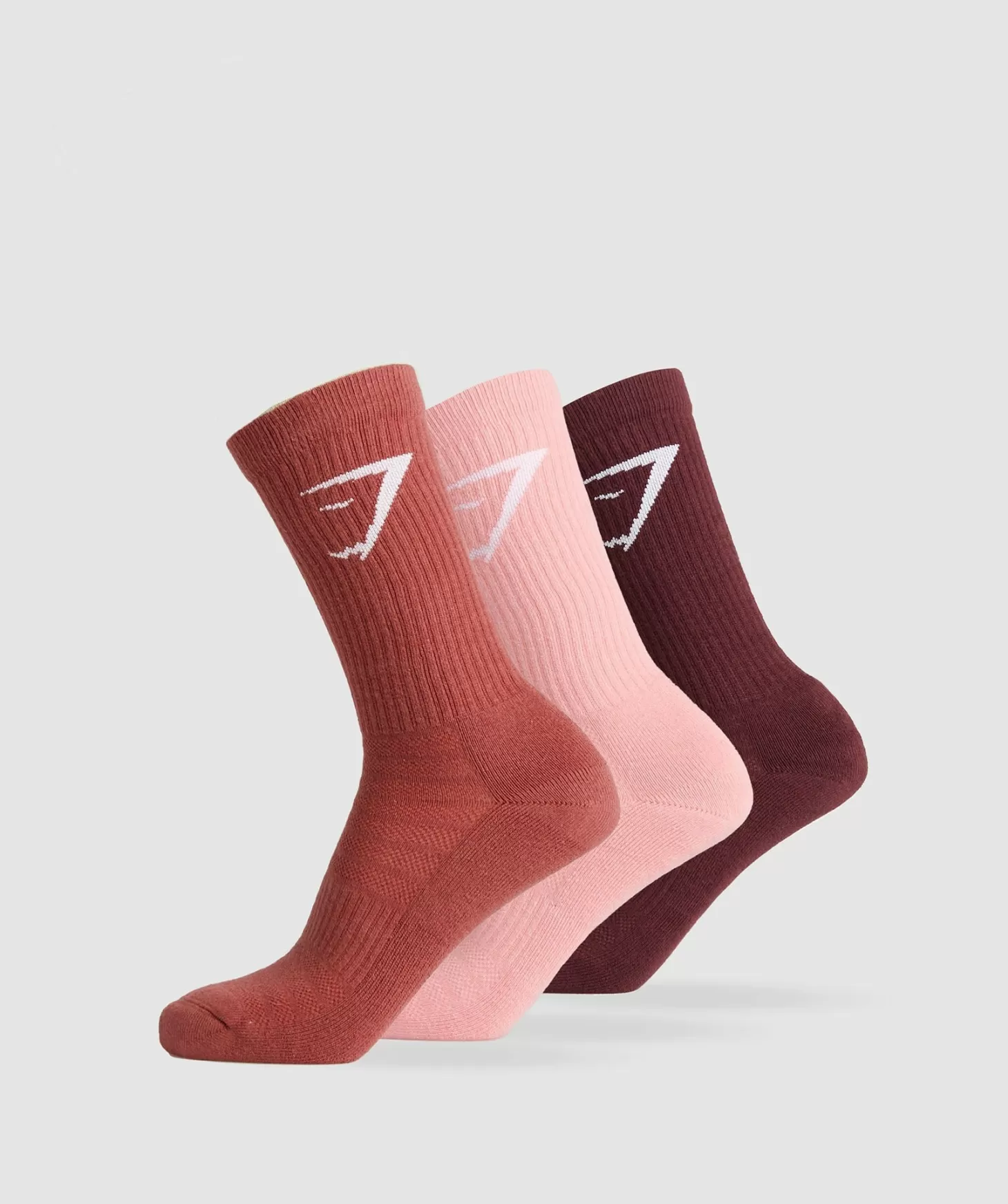 Sportsokken | Gymshark Sportsokken Crew Socks 3Pk