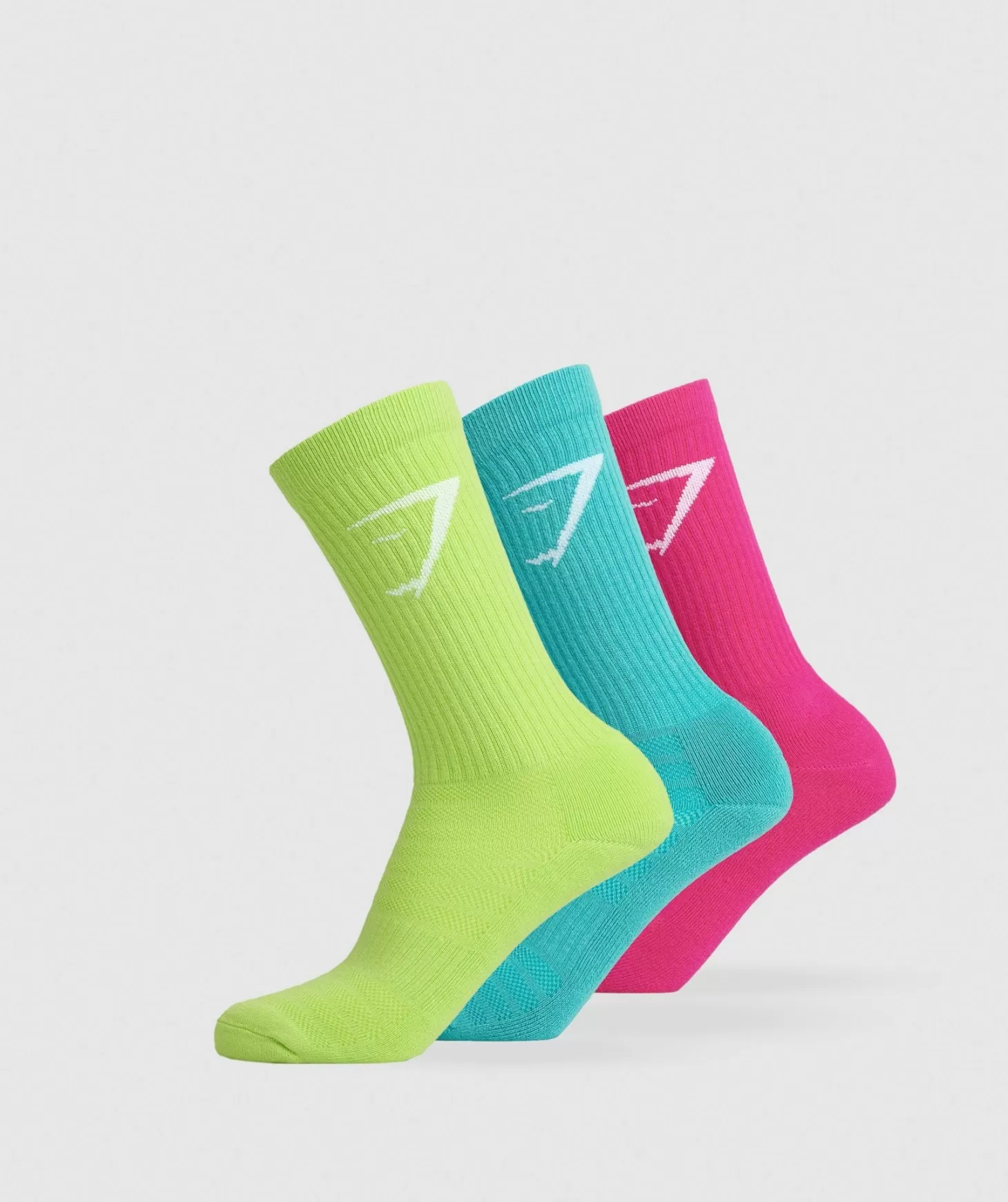 Sportsokken | Gymshark Sportsokken Crew Socks 3Pk