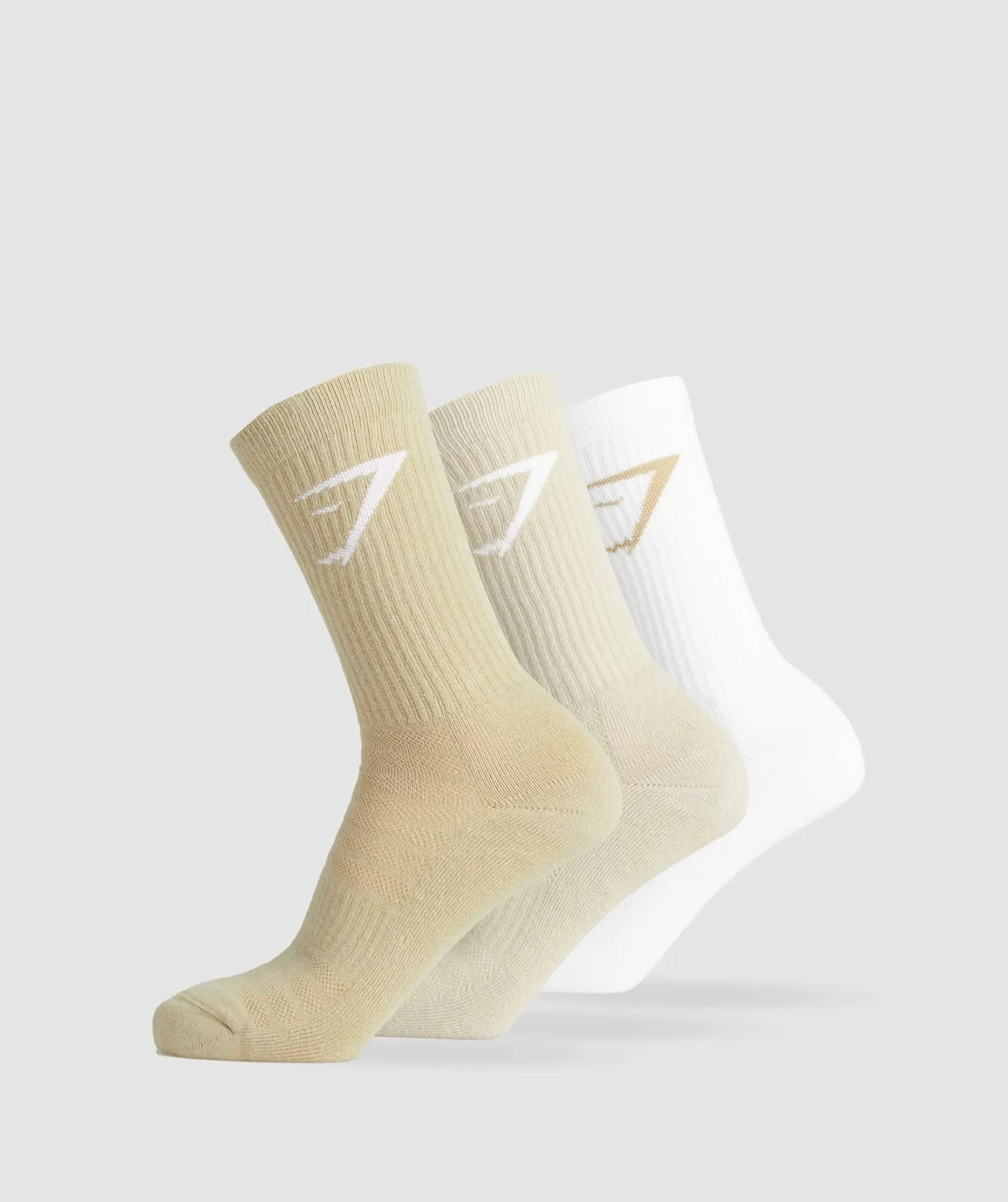 Sportsokken | Gymshark Sportsokken Crew Socks 3Pk