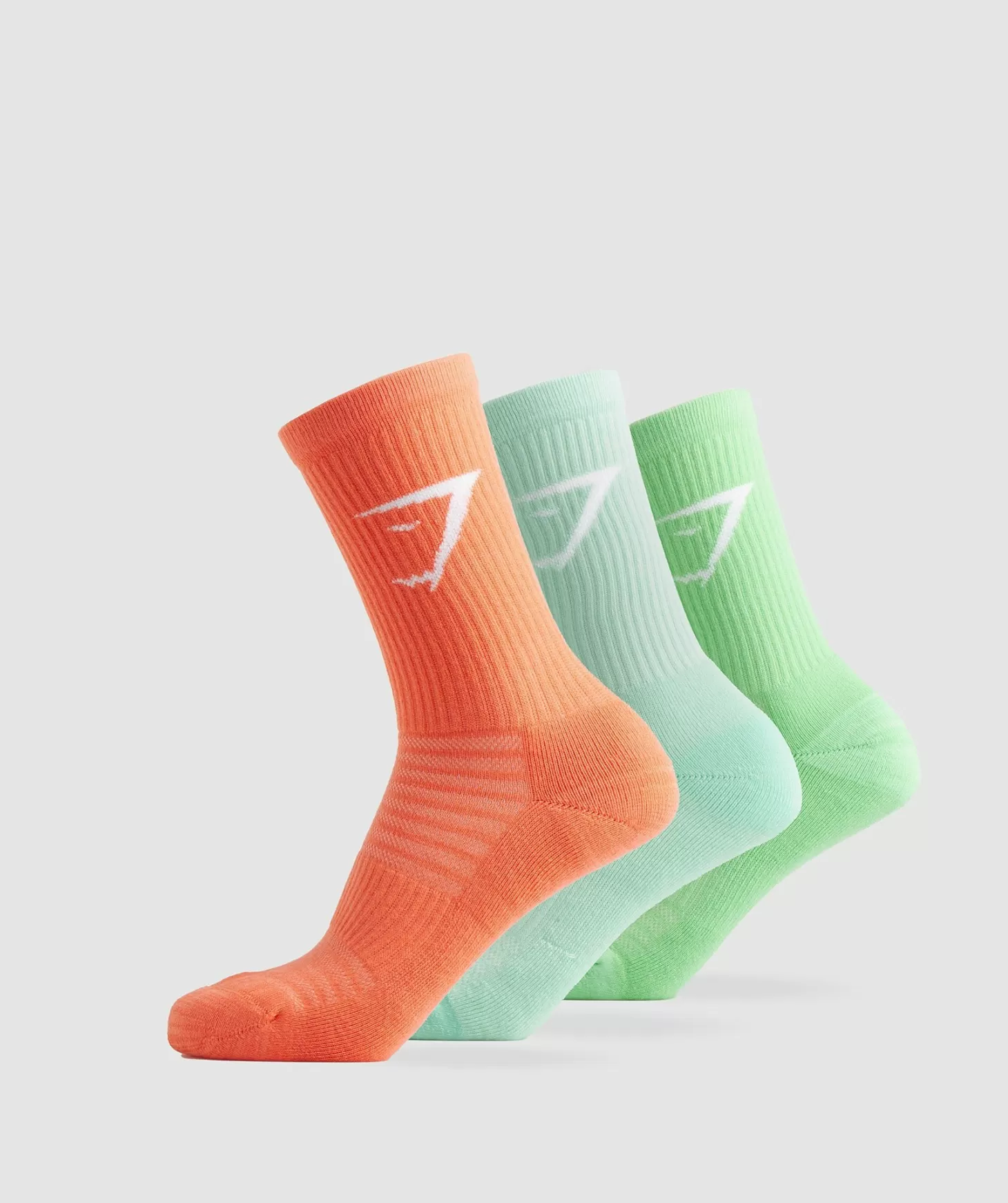 Sportsokken | Gymshark Sportsokken Crew Socks 3Pk