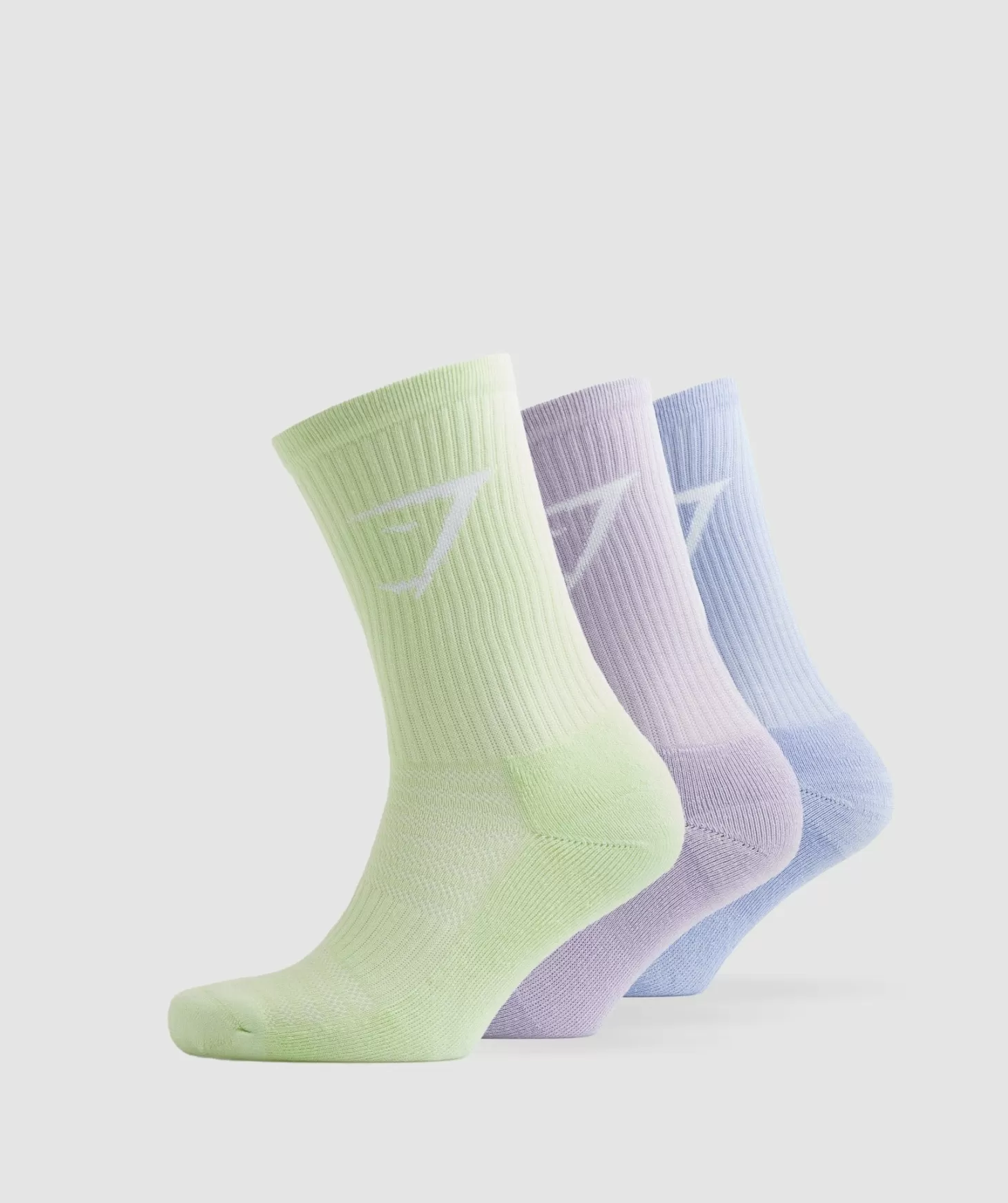 Sportsokken | Gymshark Sportsokken Crew Socks 3Pk