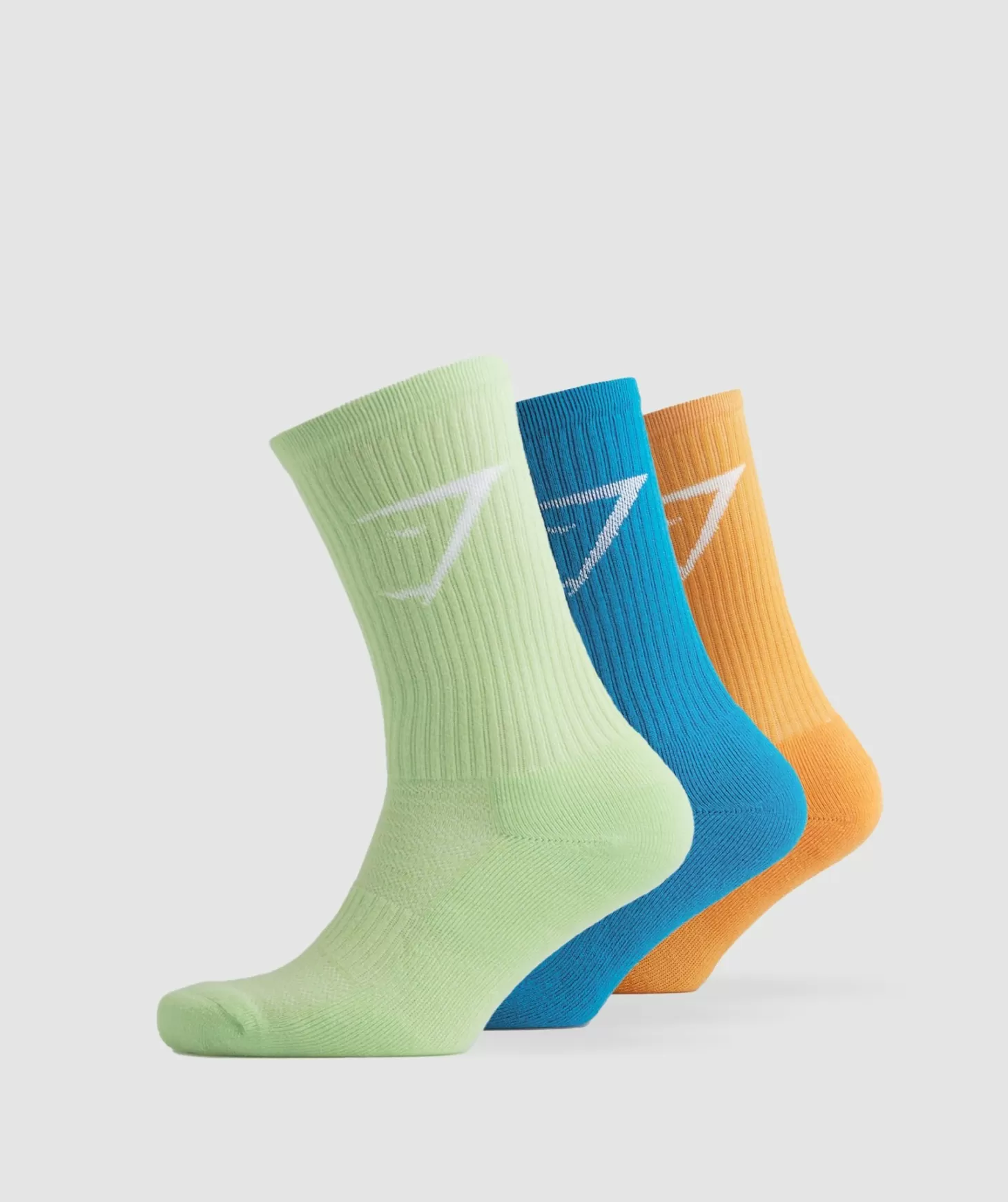 Sportsokken | Gymshark Sportsokken Crew Socks 3Pk