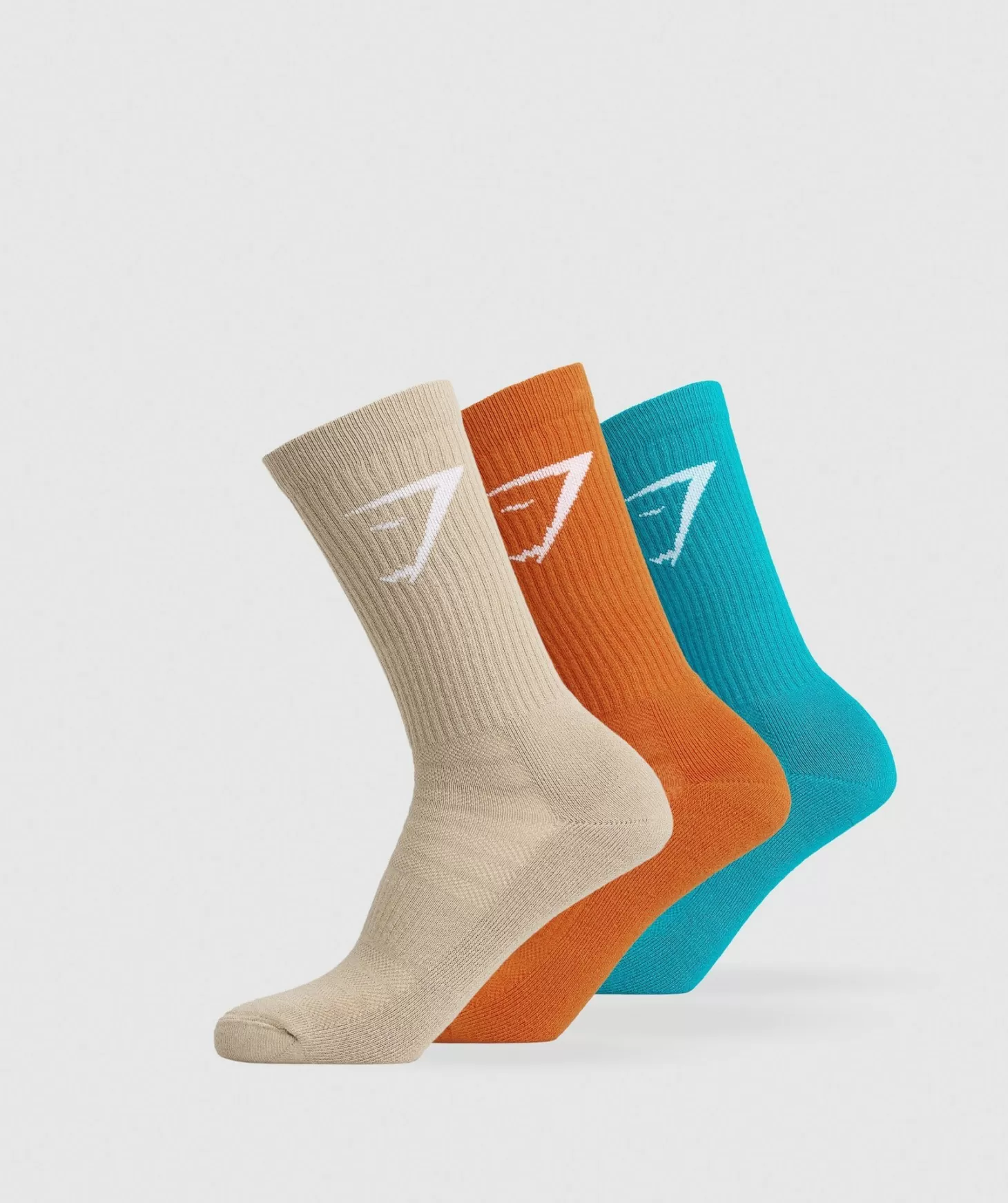 Sportsokken | Gymshark Sportsokken Crew Socks 3Pk