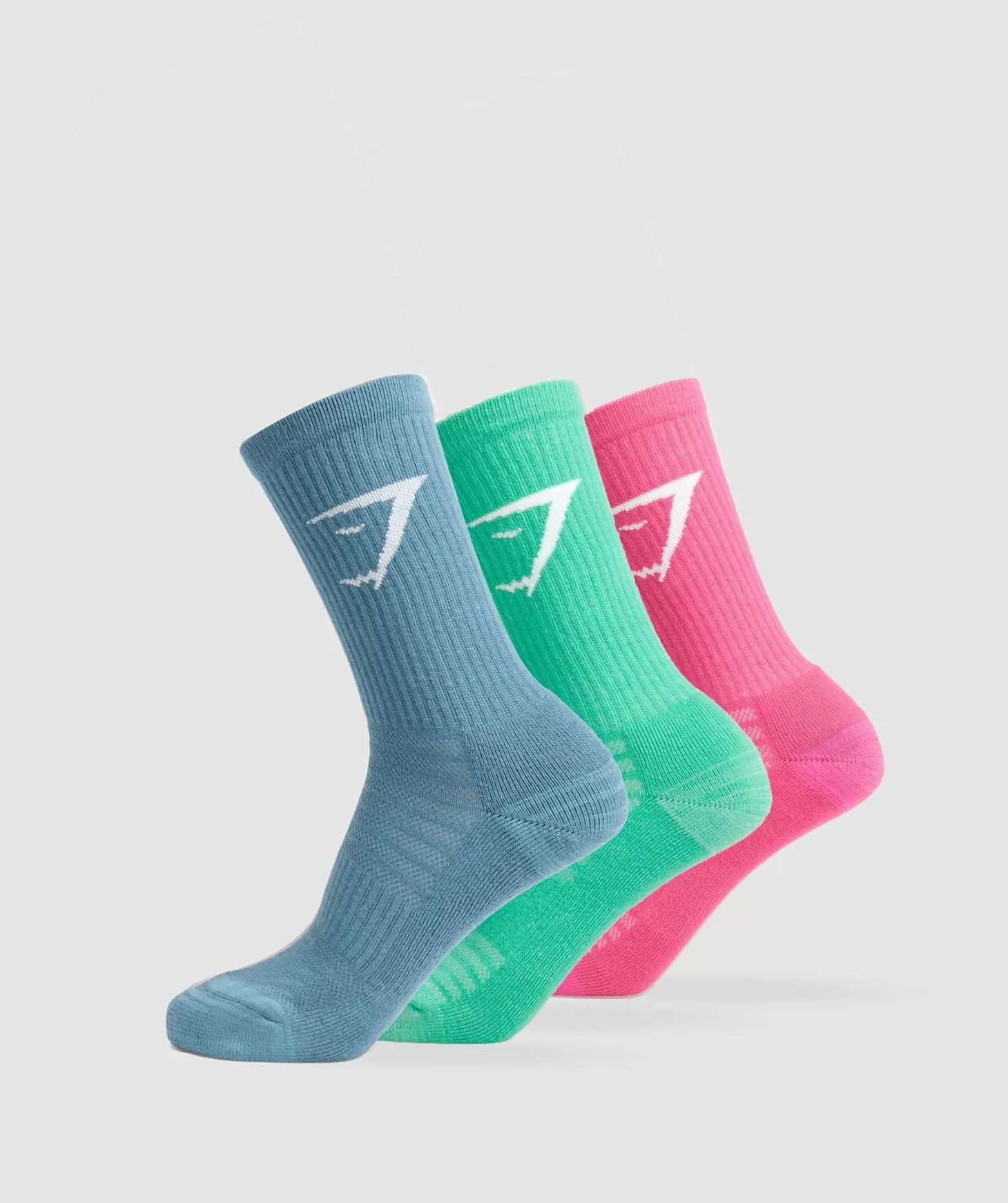 Sportsokken | Gymshark Sportsokken Crew Socks 3Pk