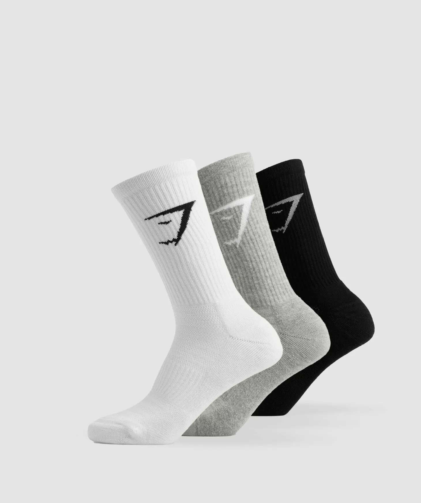 Sportsokken | Gymshark Sportsokken Crew Socks 3Pk