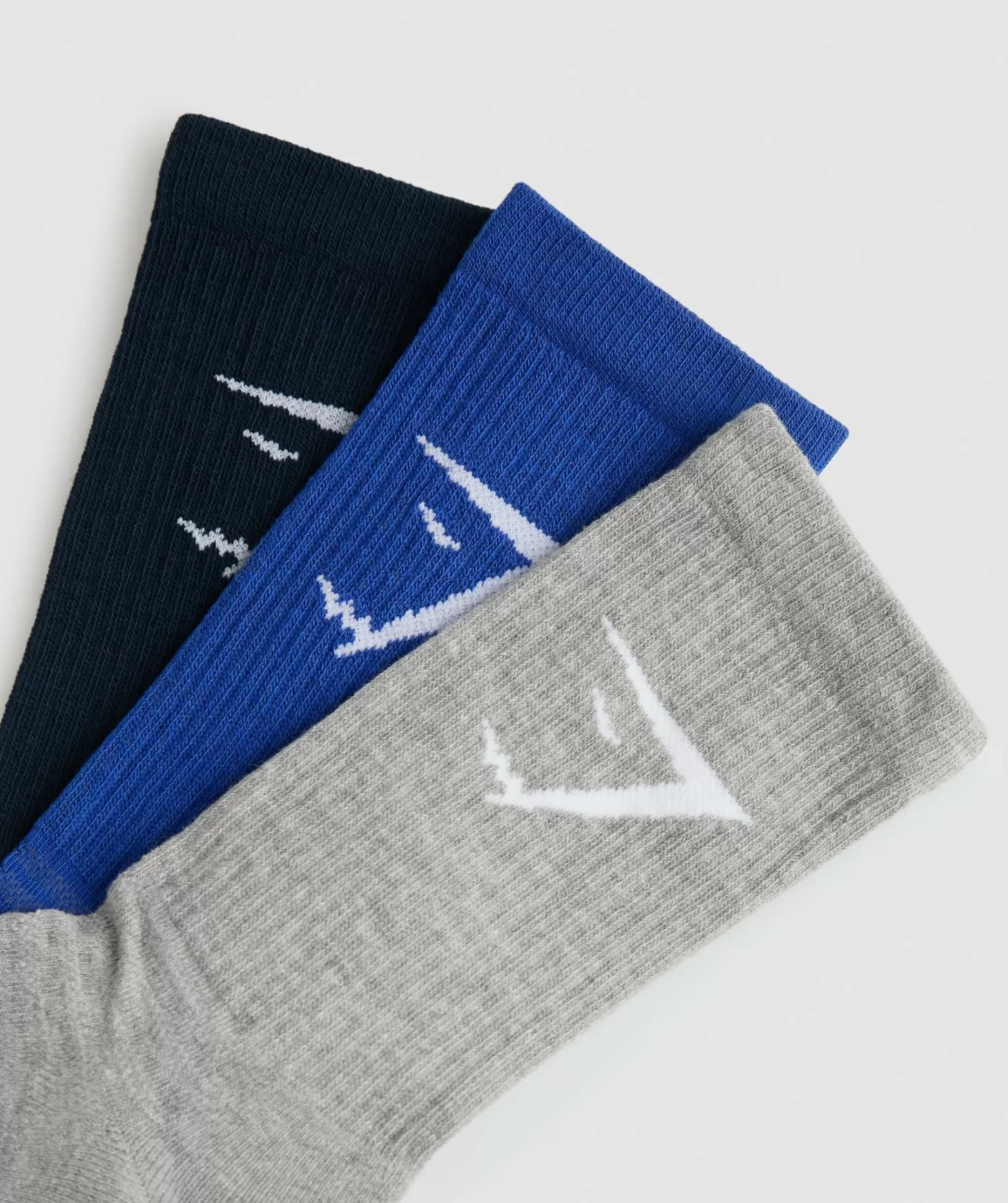 Sportsokken | Gymshark Sportsokken Crew Socks 3Pk