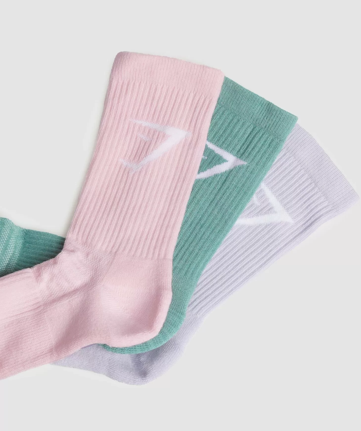 Sportsokken | Gymshark Sportsokken Crew Socks 3Pk