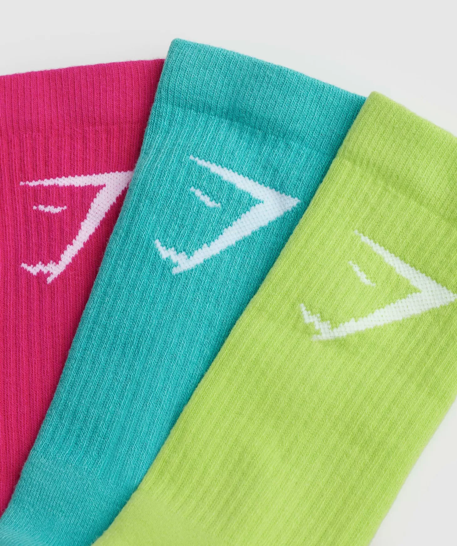 Sportsokken | Gymshark Sportsokken Crew Socks 3Pk