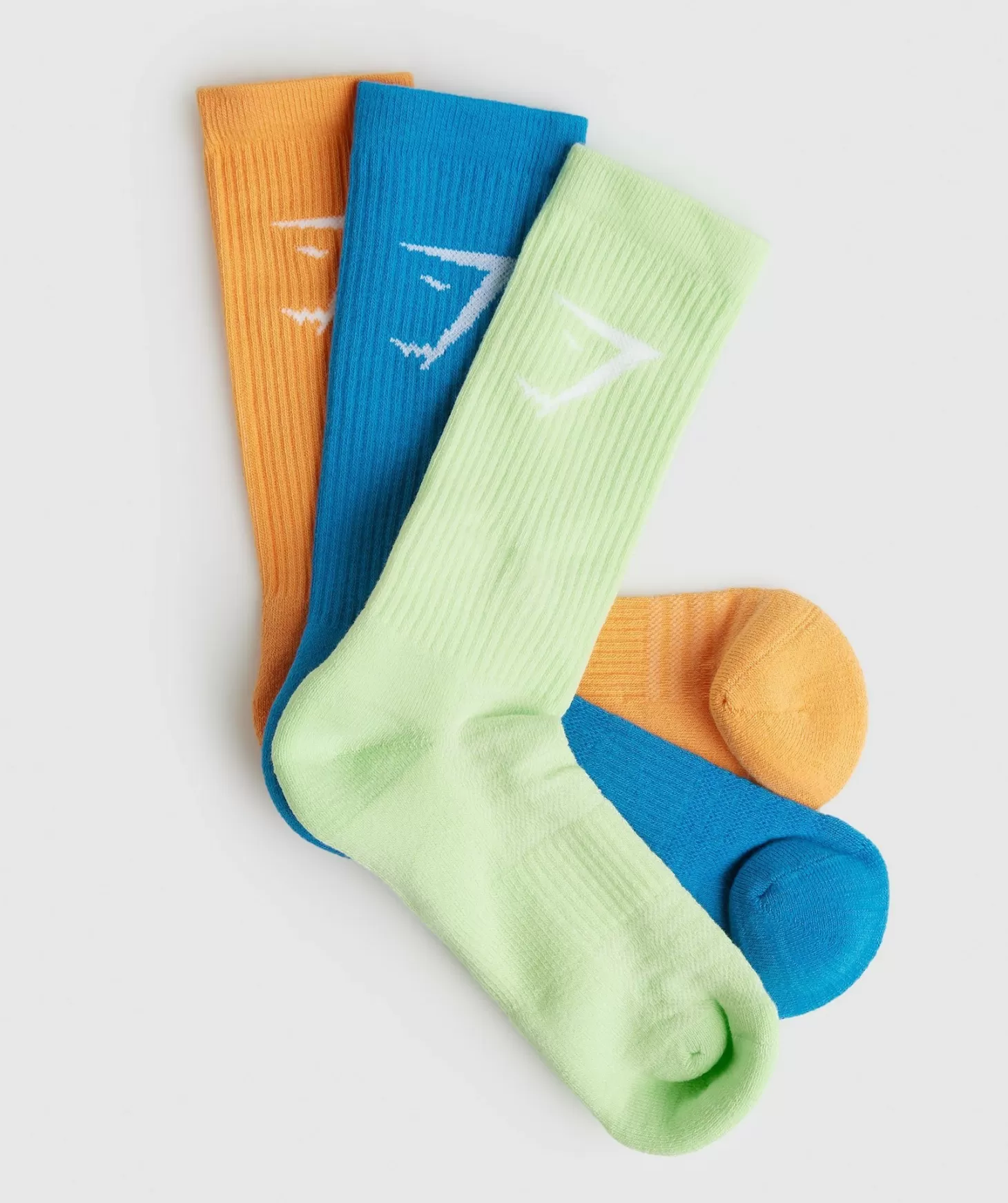 Sportsokken | Gymshark Sportsokken Crew Socks 3Pk