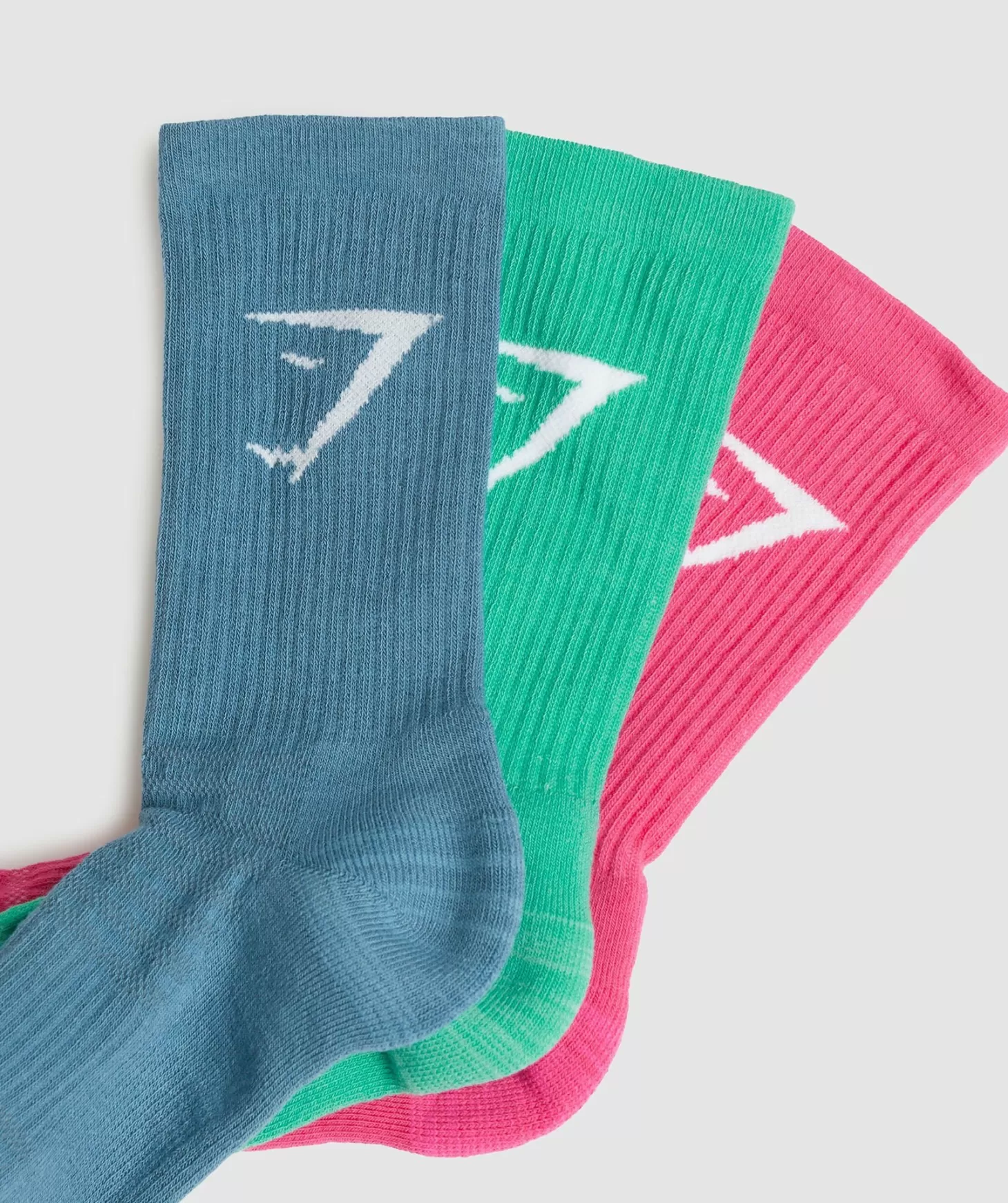 Sportsokken | Gymshark Sportsokken Crew Socks 3Pk