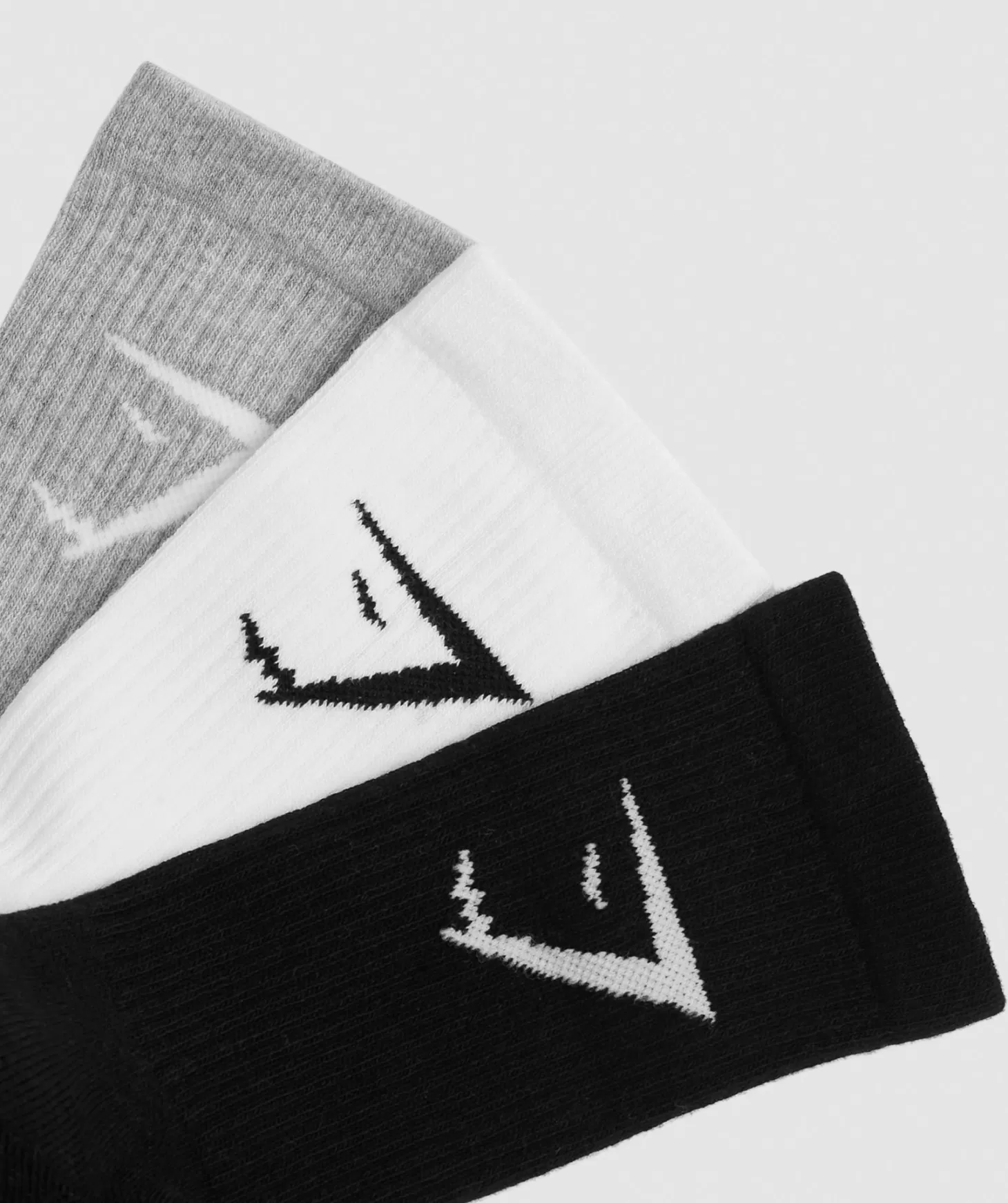 Sportsokken | Gymshark Sportsokken Crew Socks 3Pk