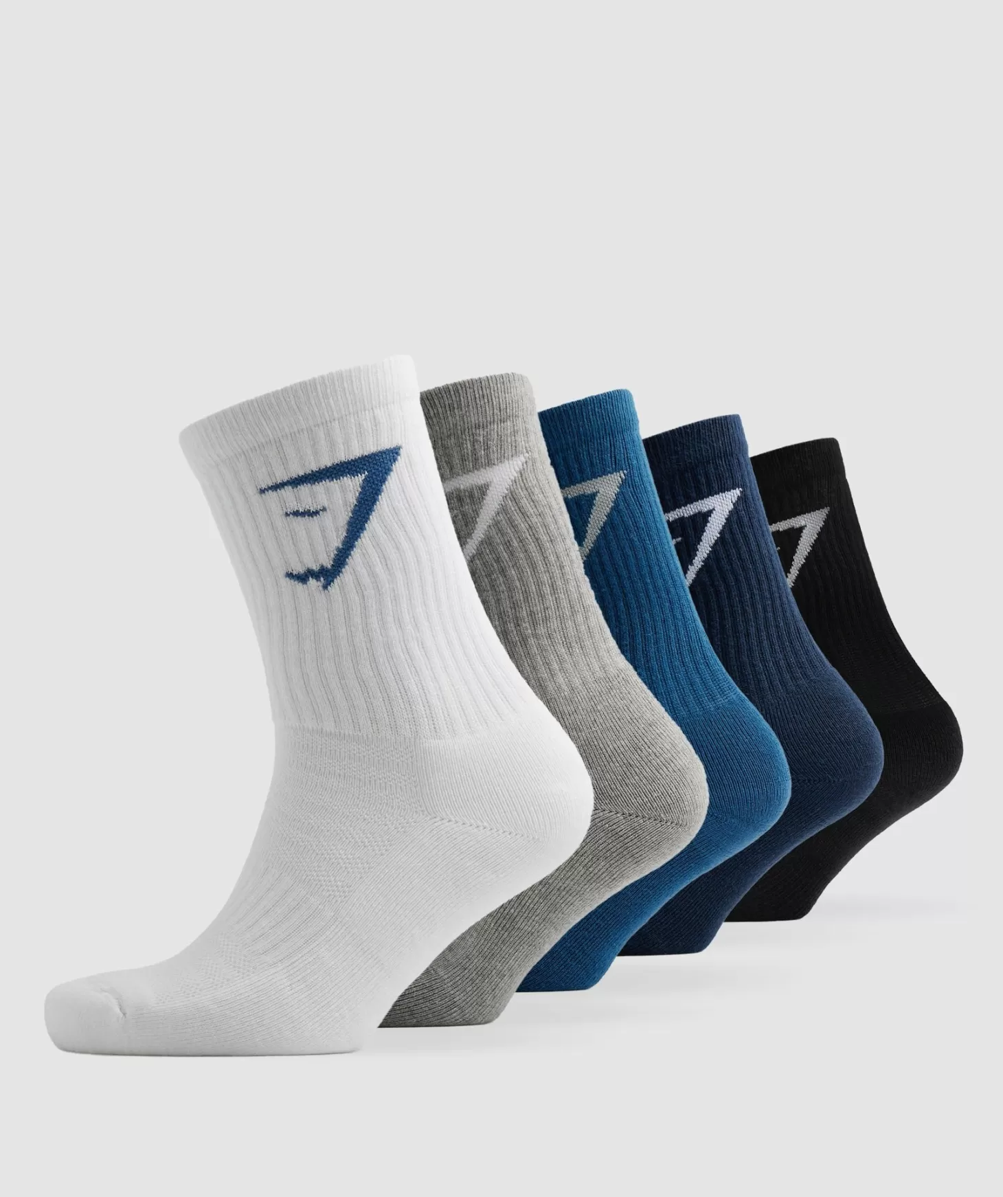 Sportsokken | Gymshark Sportsokken Crew Socks 5Pk