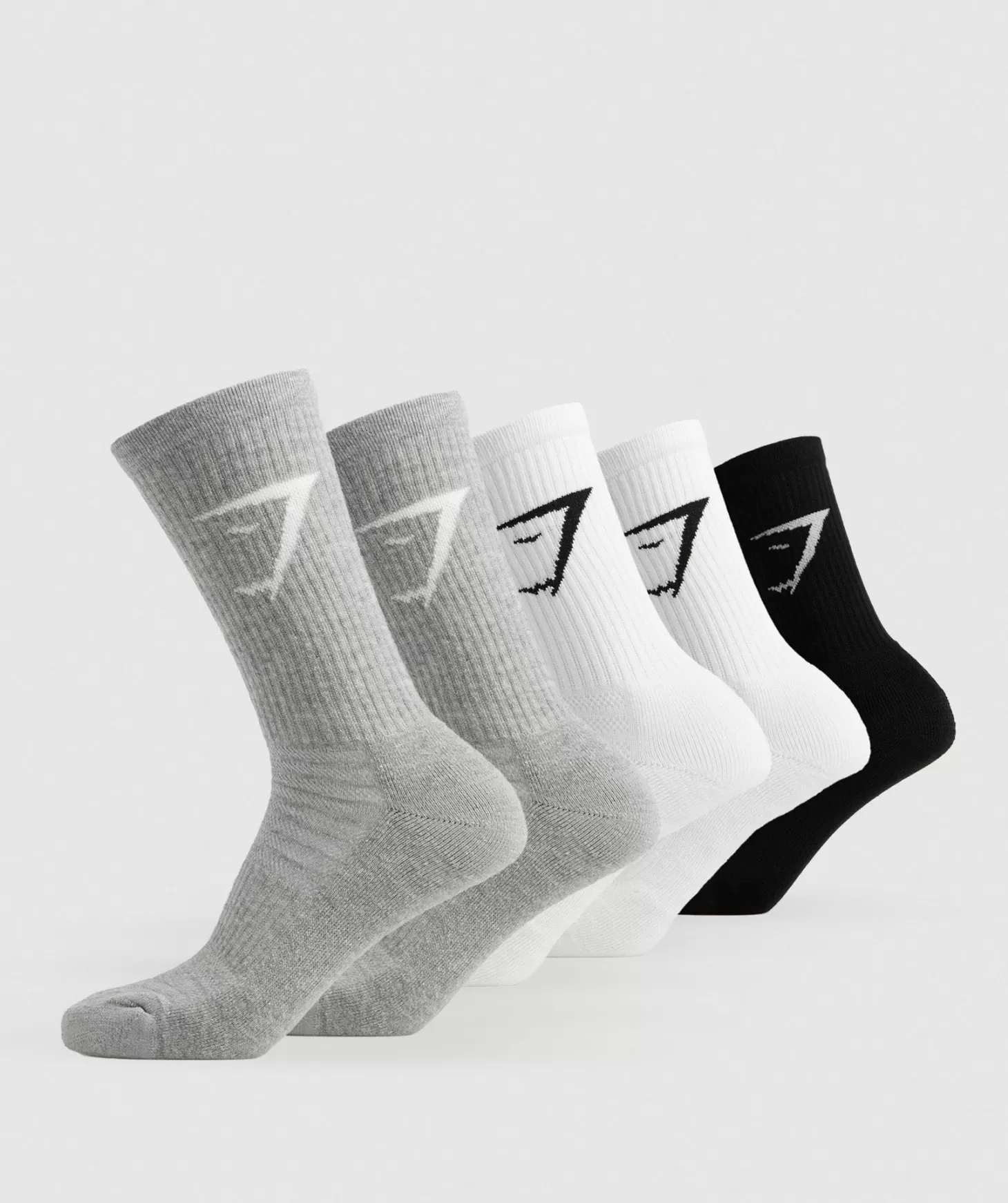 Sportsokken | Gymshark Sportsokken Crew Socks 5Pk