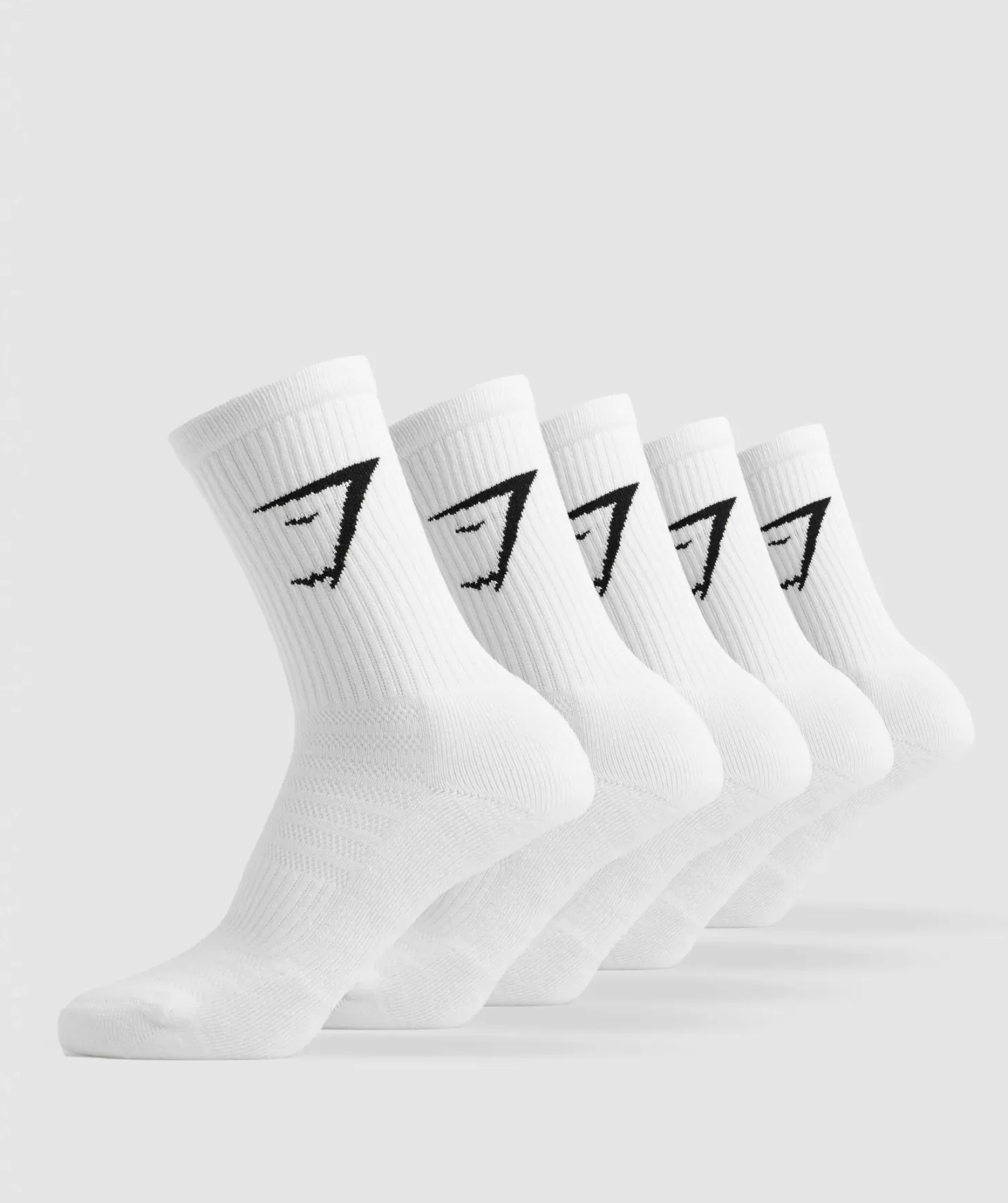 Sportsokken | Gymshark Sportsokken Crew Socks 5Pk