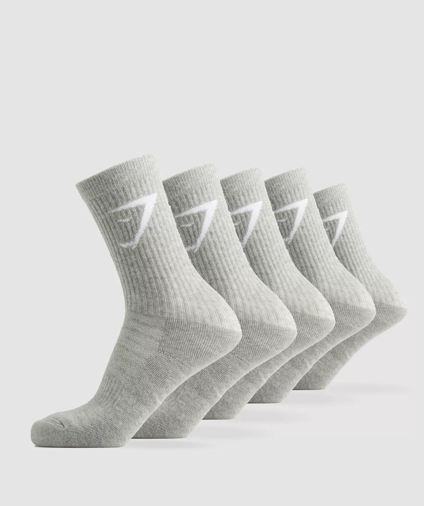 Sportsokken | Gymshark Sportsokken Crew Socks 5Pk