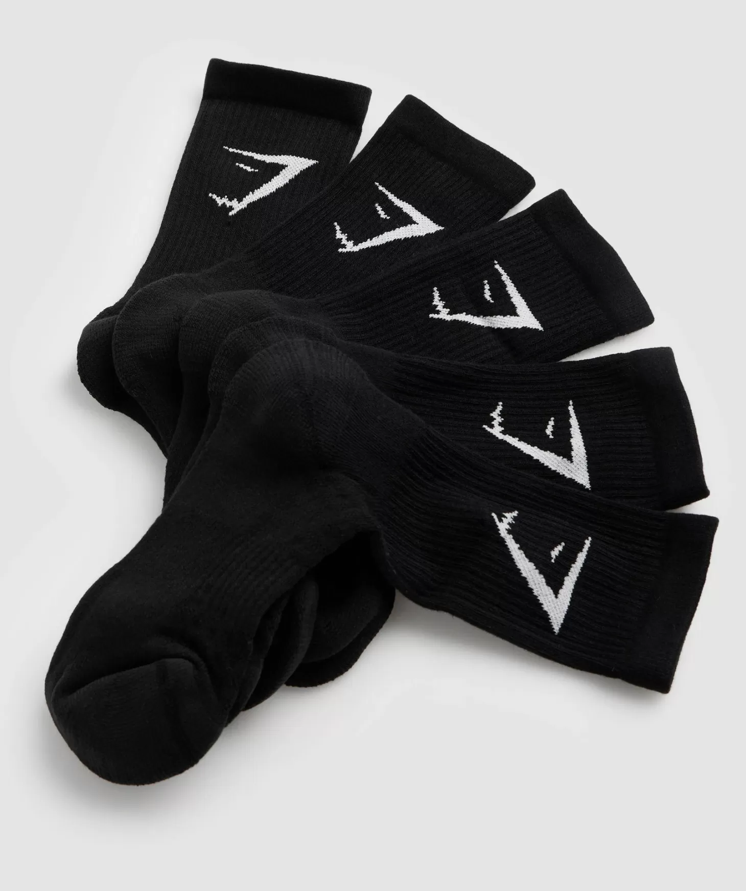 Sportsokken | Gymshark Sportsokken Crew Socks 5Pk