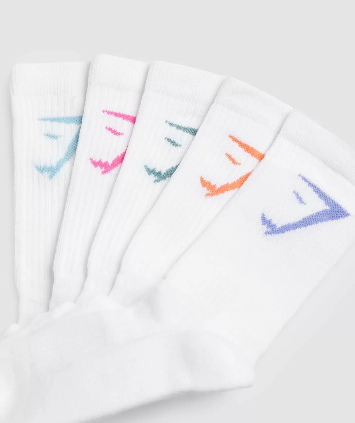 Sportsokken | Gymshark Sportsokken Crew Socks 5Pk