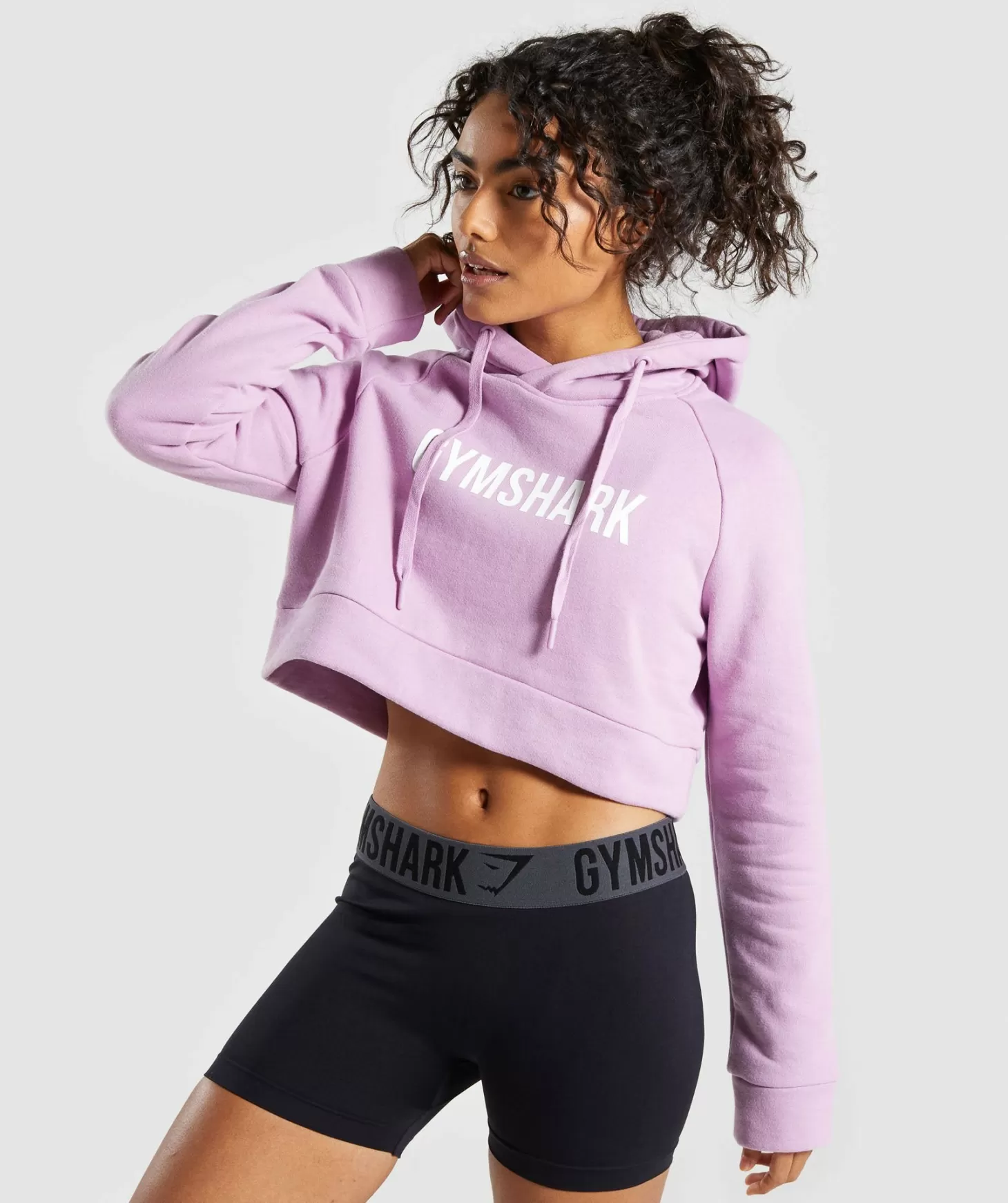 Gymshark Cropped Crest Hoodie