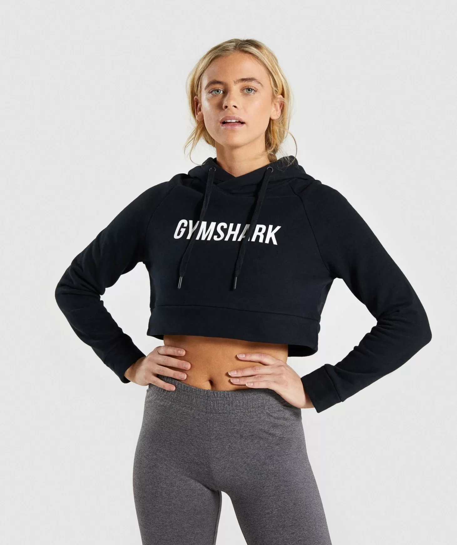 Gymshark Cropped Crest Hoodie