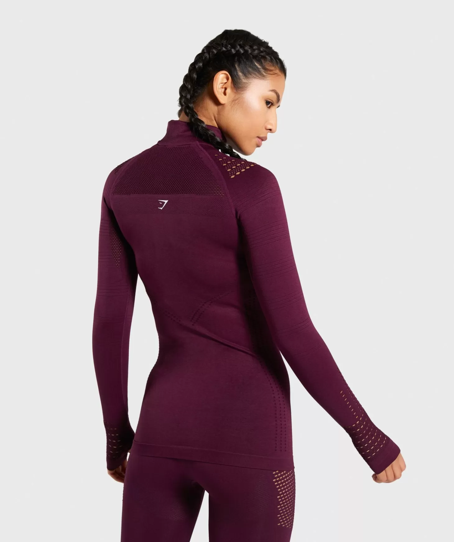 Gymshark Flawless 1/2 Zip Up Pullover