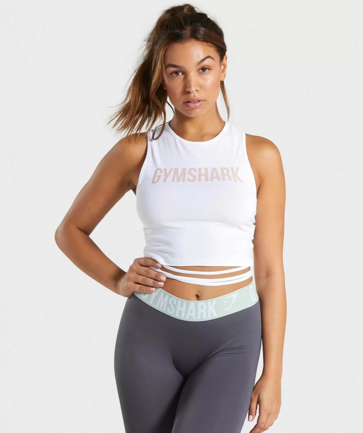 Gymshark Ribbon Crop Top