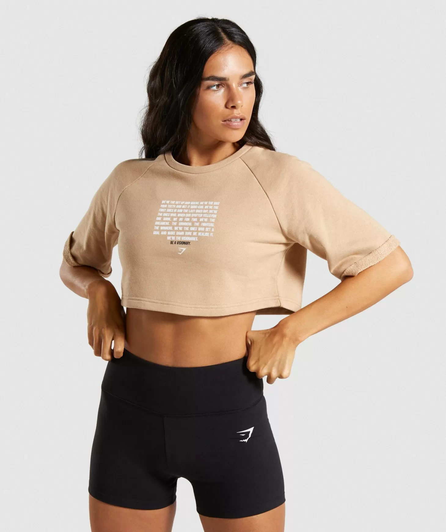 Gymshark The Visionaries Boxy Cropped Sweater