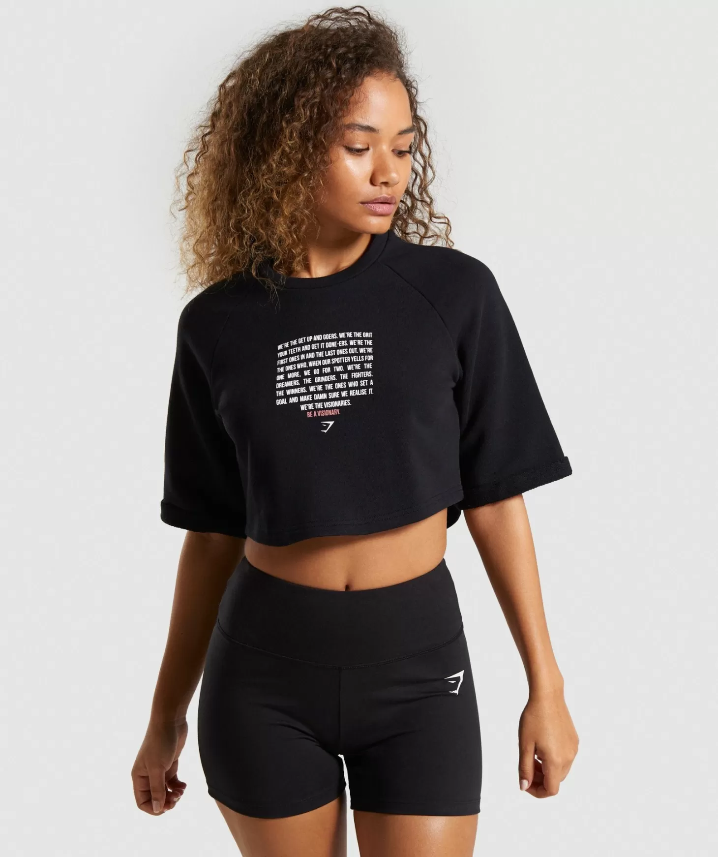 Gymshark The Visionaries Boxy Cropped Sweater