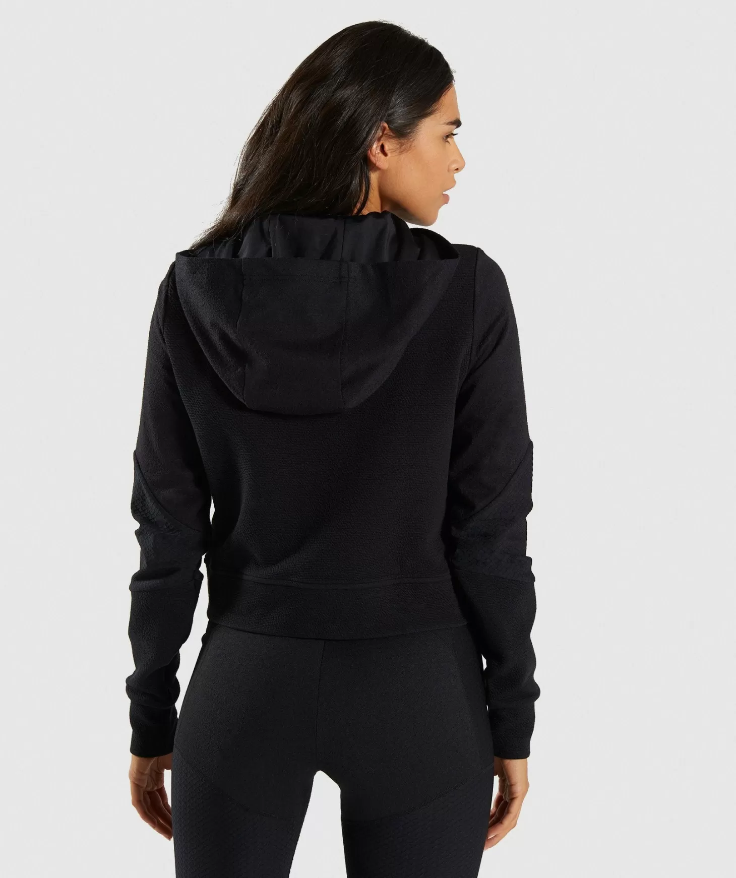 Gymshark True Texture Hooded Bomber Jacket