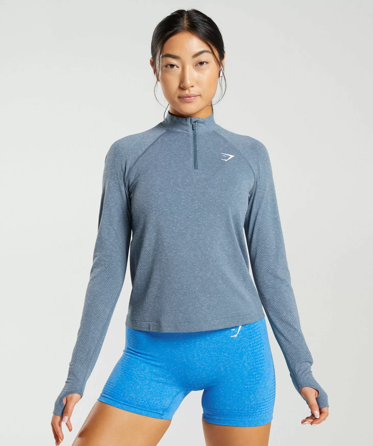 Gymshark Vital Seamless 2.0 1/4 Track Top