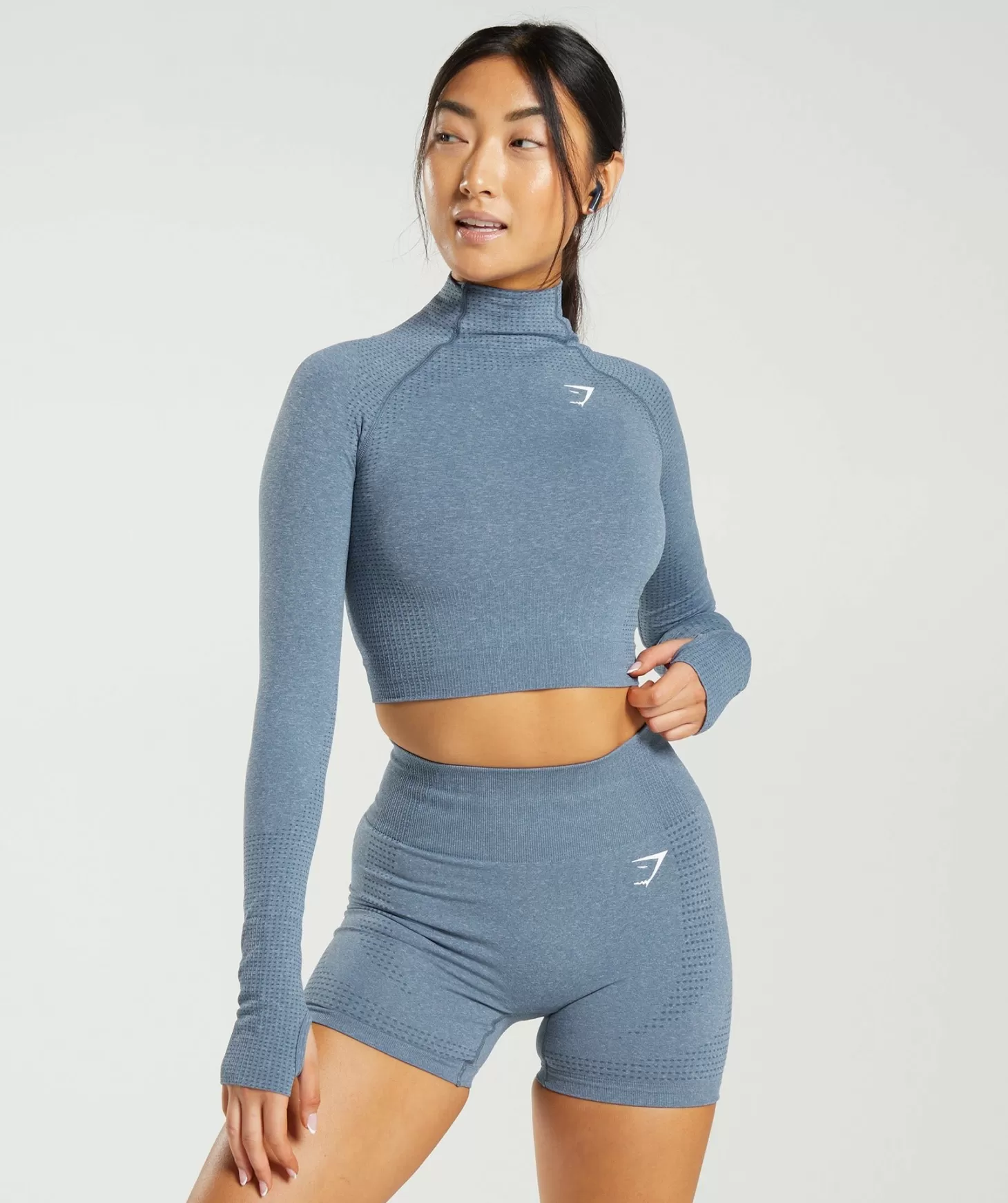 Gymshark Vital Seamless 2.0 High Neck Midi Top