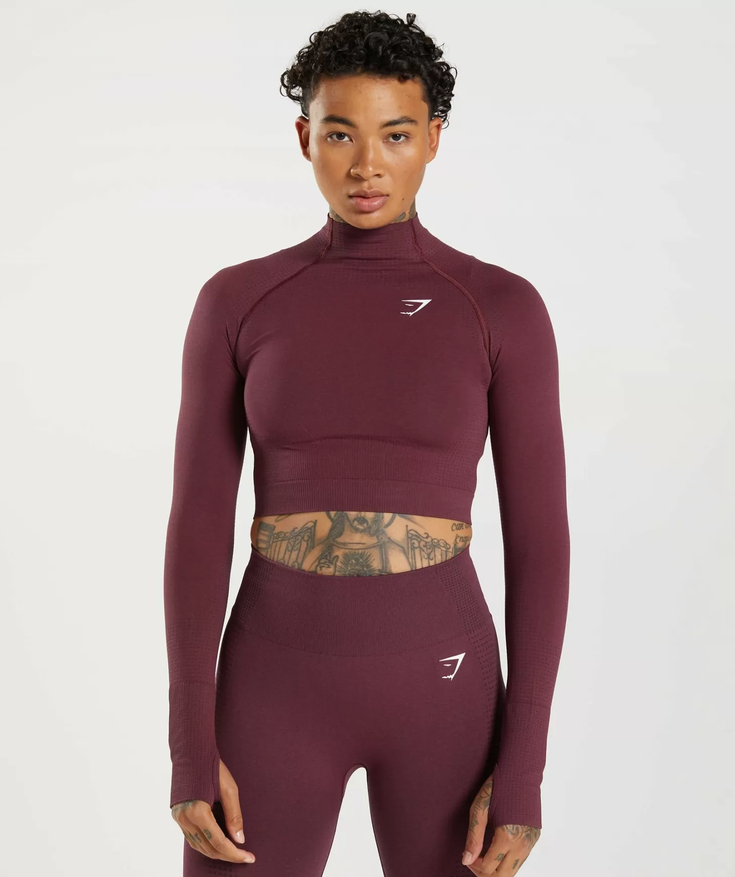 Gymshark Vital Seamless 2.0 High Neck Midi Top